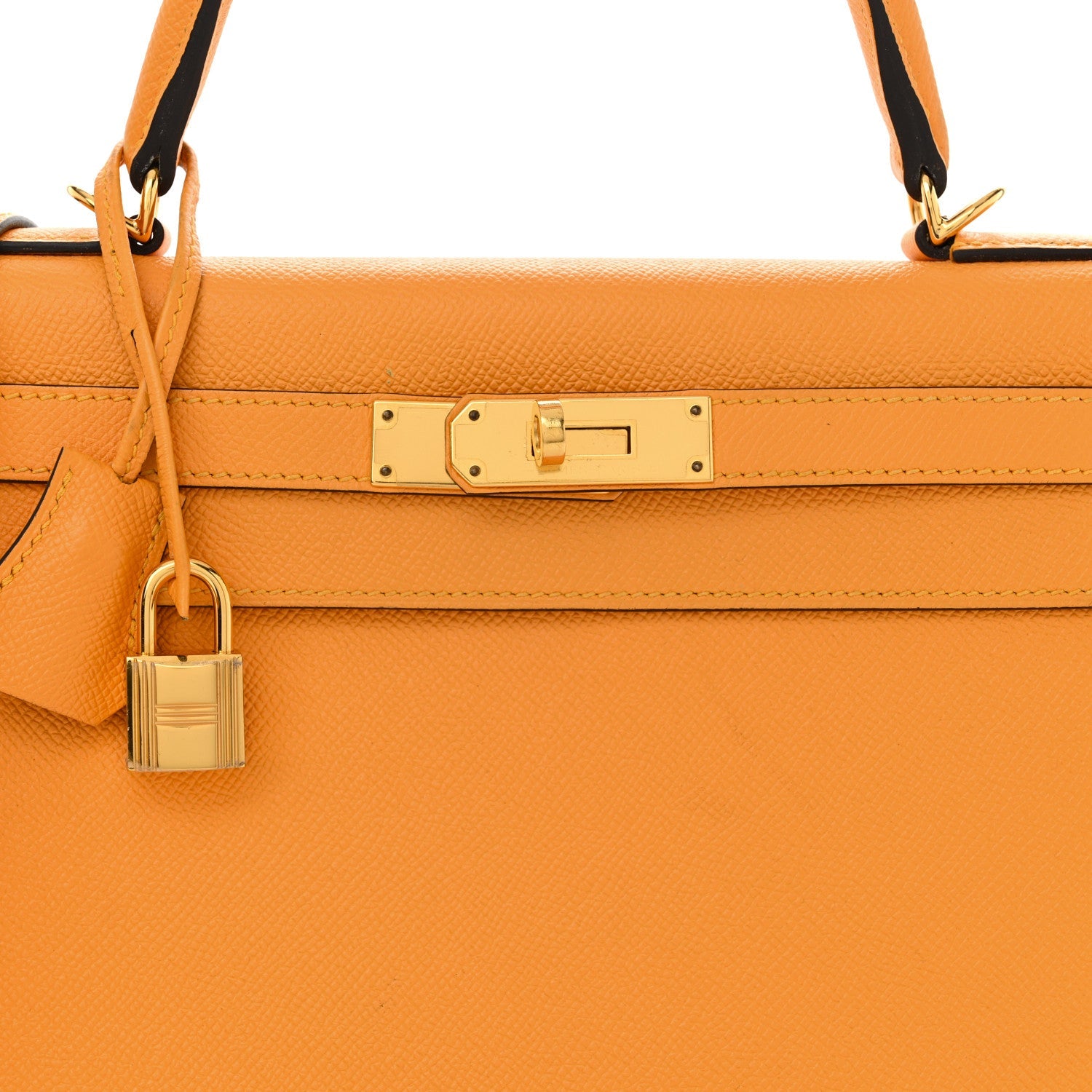 HERMES KELLY 28 SELLIER HSS PERSONAL ORDER JAUNE D'OR ETAIN EPSOM GOLD HARDWARE