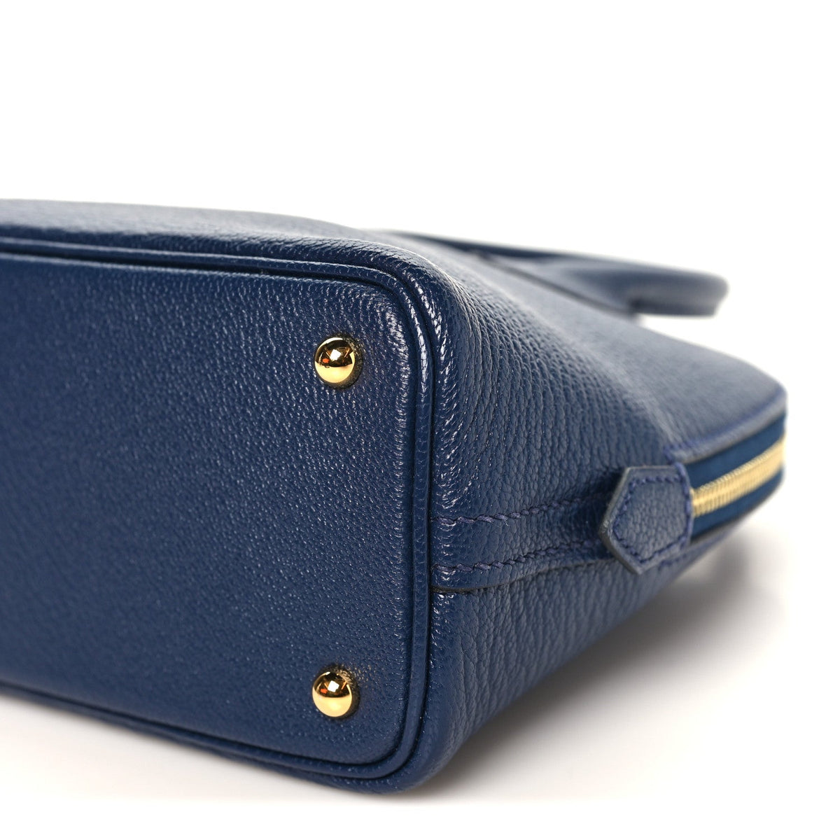 エルメス ミニボリード 1923 Deep Bleu シェーブルミゾール ゴールド金具 HERMES MINI BOLIDE 1923 DEEP BLEU CHEVRE MYSORE GOLD HARDWARE