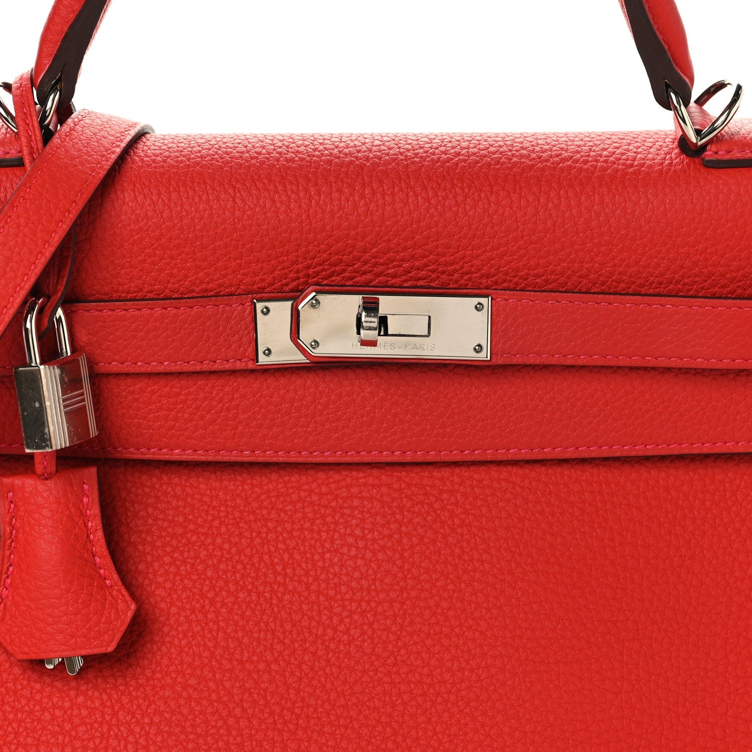 エルメス ケリー32 内縫い Rouge Casaque トゴ シルバー金具 HERMES KELLY32 RETOURNE ROUGE CASAQUE TOGO SILVER HARDWARE