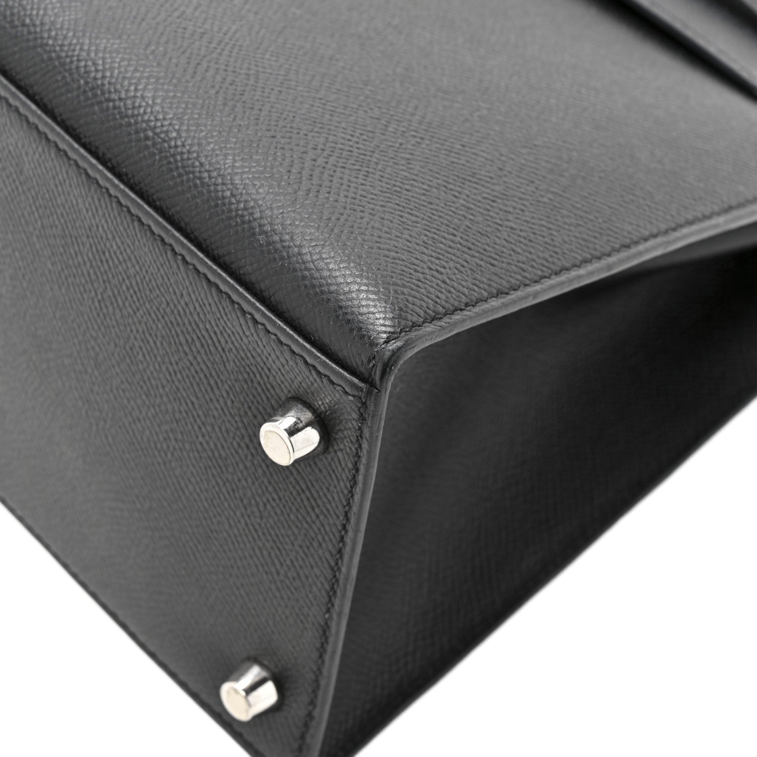 エルメス ケリー 28 外縫い Black エプソン シルバー金具 HERMES KELLY 28 SELLIER BLACK EPSOM SILVER HARDWARE