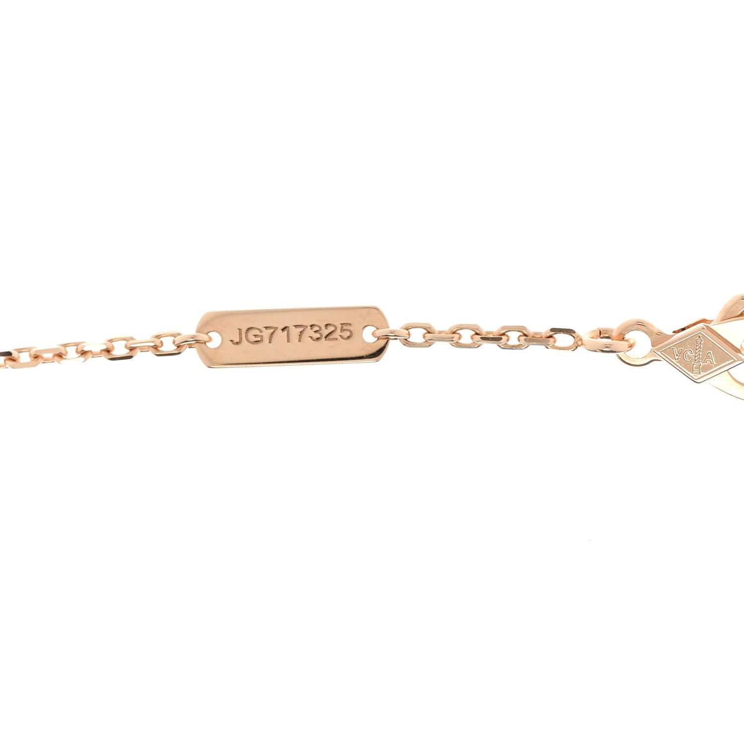 ヴァンクリーフ＆アーペル ヴィンテージアルハンブラ ペンダントネックレス マルチカラー 18K ローズゴールド VAN CLEEF & ARPELS VINTAGE ALHAMBRA PENDANT NECKLACE MULTICOLOR 18K ROSE GOLD