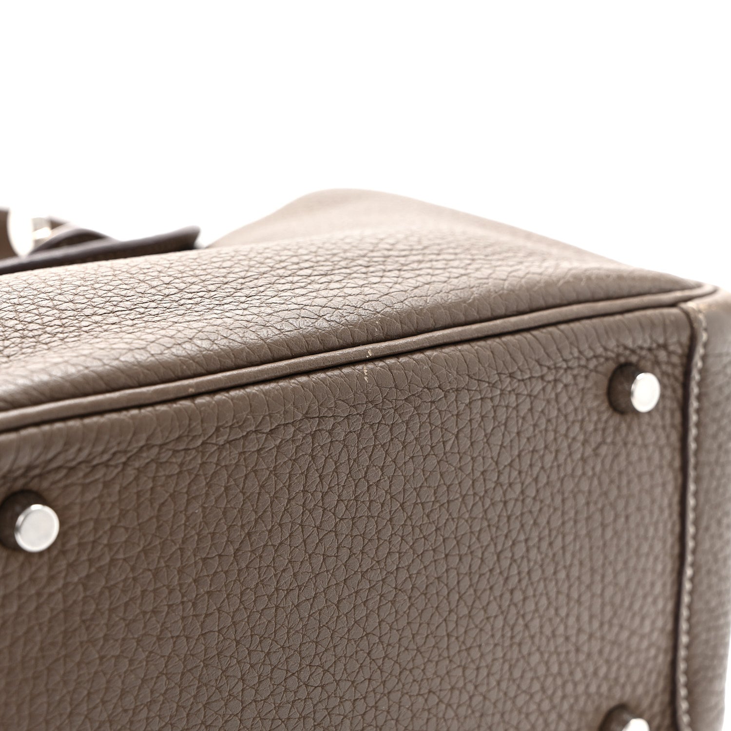 エルメス リンディ 20 Etoupe トリヨンクレマンス シルバー金具 HERMES LINDY 20 ETOUPE TAURILLON CLEMENCE SILVER HARDWARE