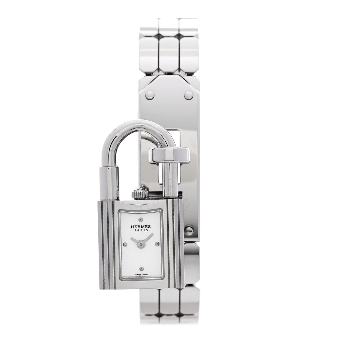 Hermes Kelly 16MM Quartz Watch Stainless Steel