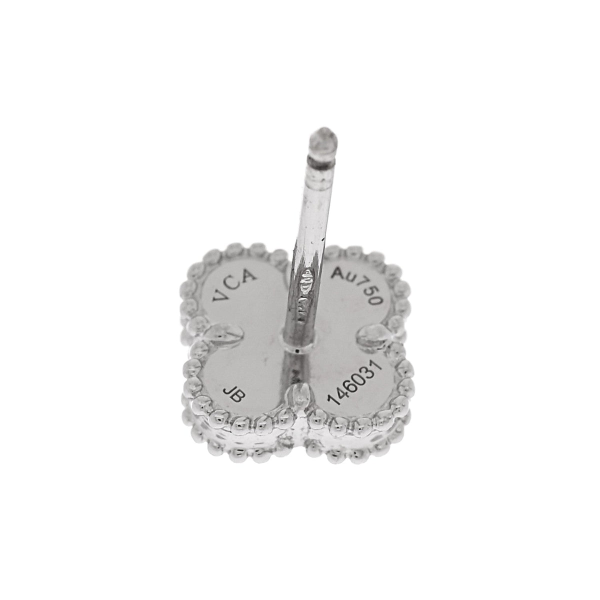 ヴァンクリーフ＆アーペル スウィートアルハンブラ ピアス マザーオブパール 18K ホワイトゴールド VAN CLEEF & ARPELS SWEET ALHAMBRA EARRINGS MOTHER OF PEARL 18K WHITE GOLD