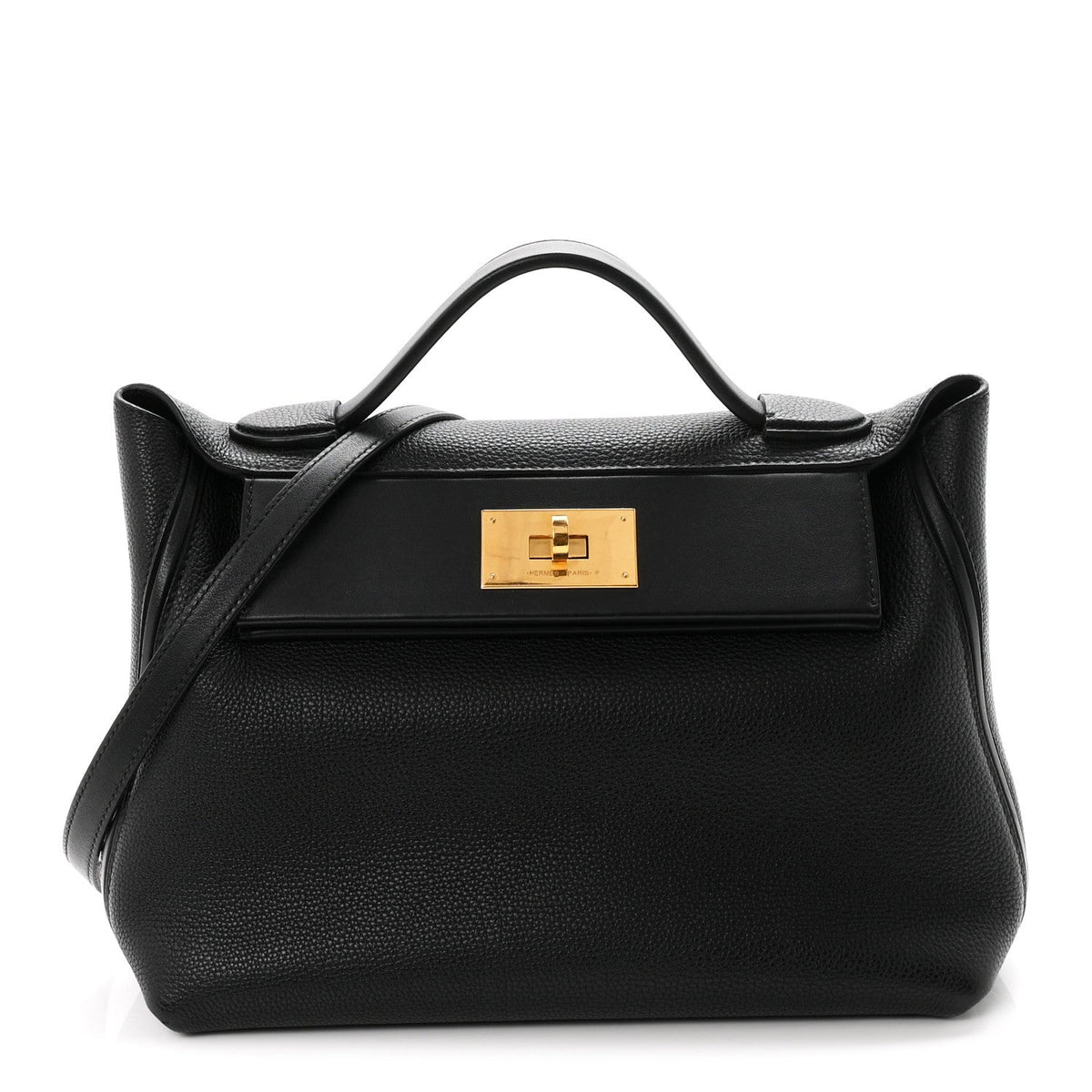 エルメス 24/24 ヴァンキャトル 29 Black スイフト / トゴ ゴールド金具 HERMES 24/24 29 BLACK SWIFT / TOGO GOLD HARDWARE