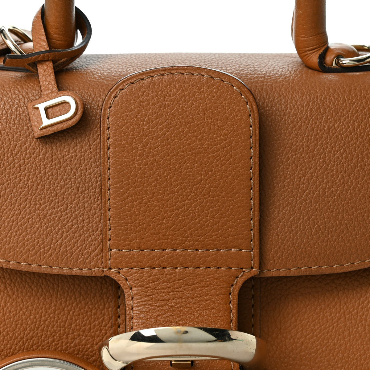 デルヴォー ブリヨン ミニ ショルダーバッグ Natural グレインドカーフスキン ゴールド金具 DELVAUX BRILLANT MINI SHOULDER BAG NATURAL GRAINED CALFSKIN GOLD HARDWARE