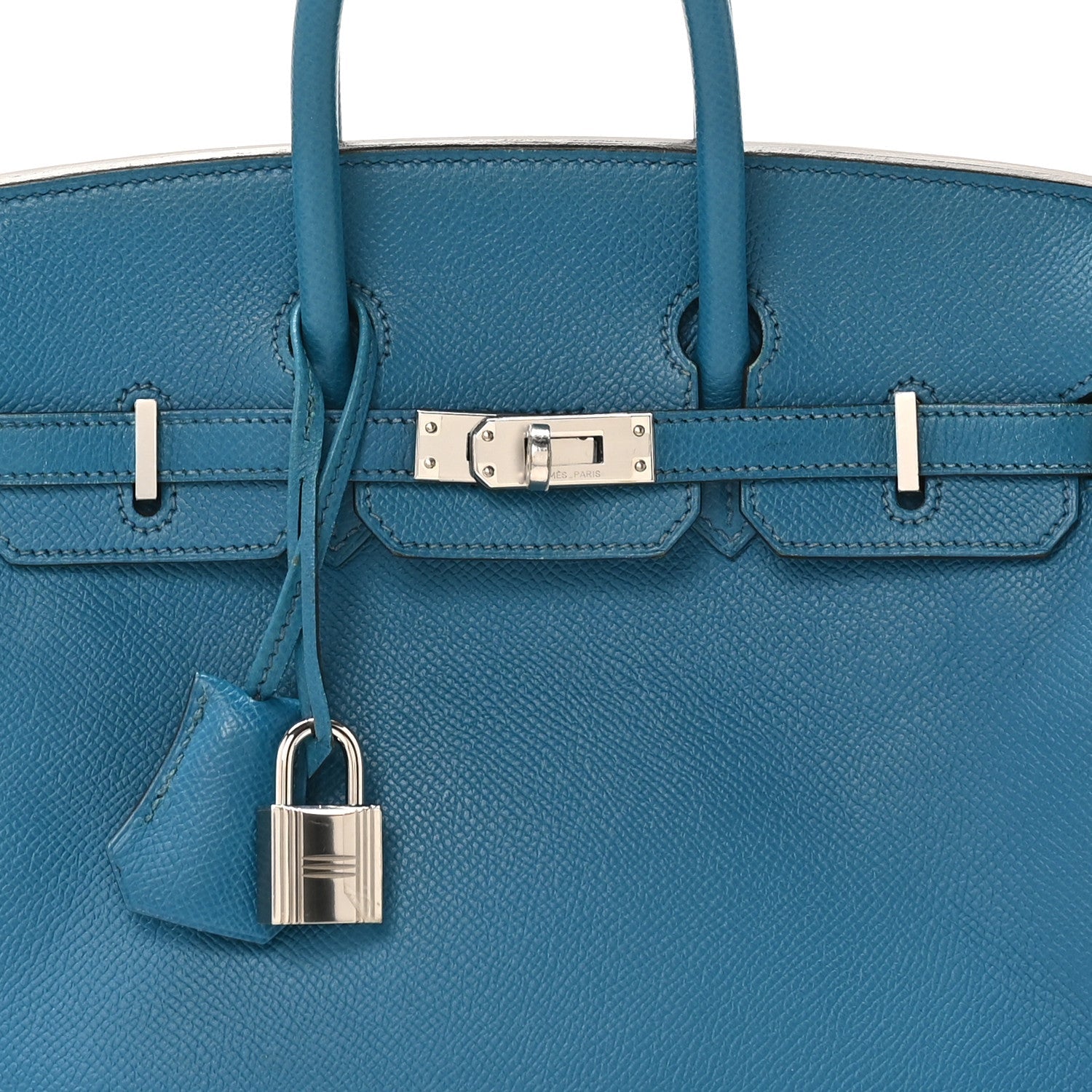エルメス バーキン 25 Bleu Izmir エプソン シルバー金具 HERMES BIRKIN 25 BLEU IZMIR EPSOM SILVER HARDWARE
