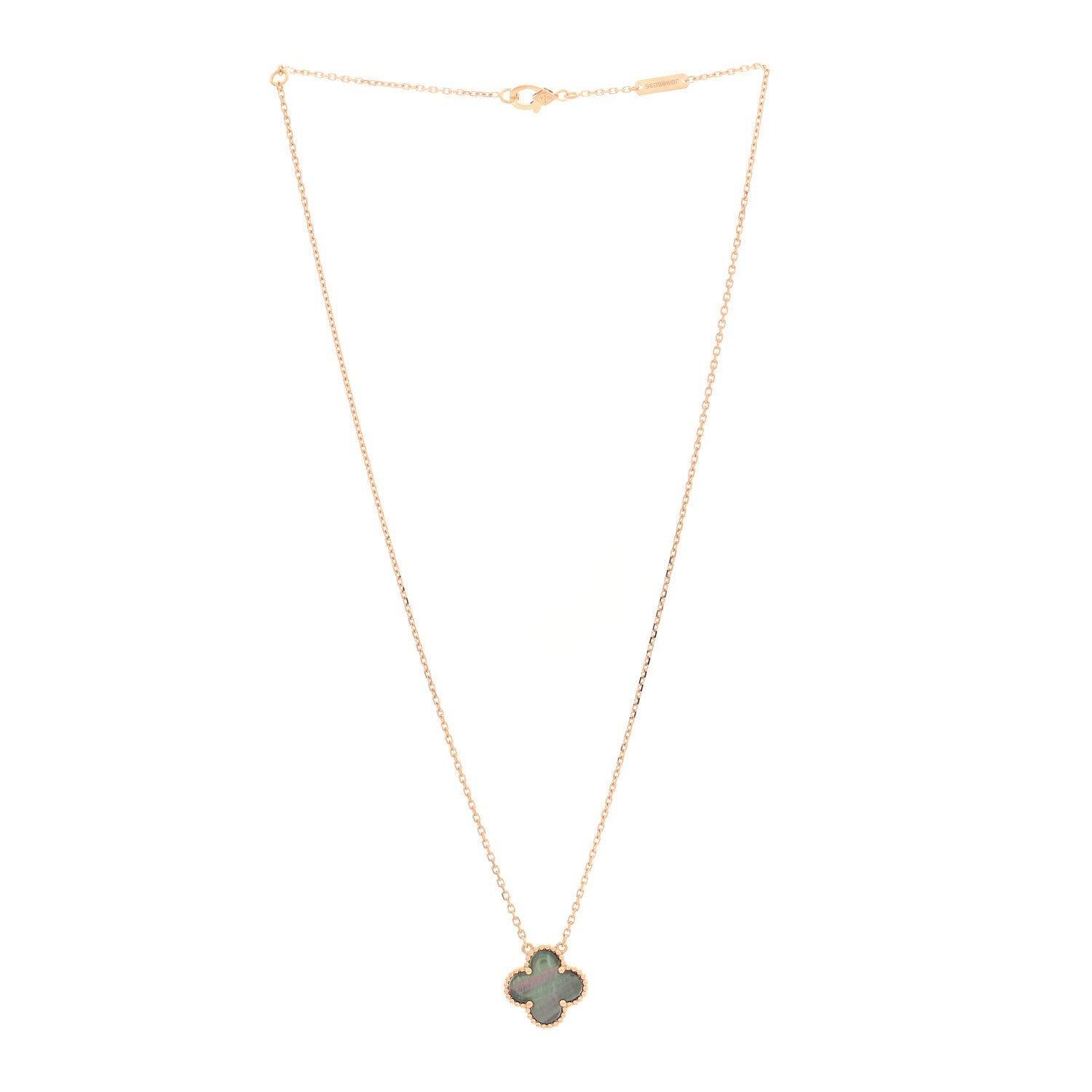 ヴァンクリーフ＆アーペル ヴィンテージアルハンブラ ペンダントネックレス マザーオブパール 18K ローズゴールド VAN CLEEF & ARPELS VINTAGE ALHAMBRA PENDANT NECKLACE MOTHER OF PEARL 18K ROSE GOLD