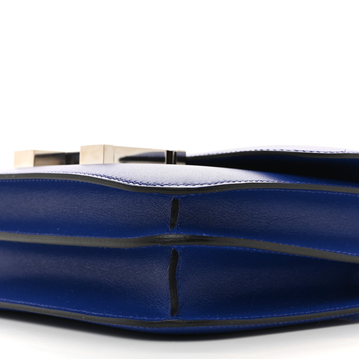 MINI CONSTANCE 18 BLEU ELECTRIQUE TADELAKT SILVER HARDWARE