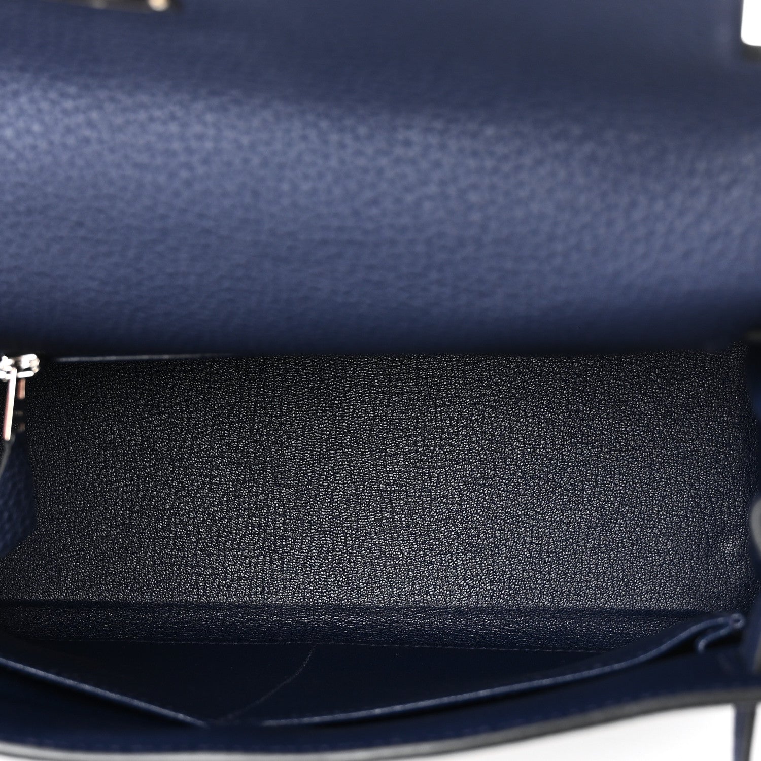 エルメス ケリー 28 内縫い Bleu Saphir トゴ シルバー金具 HERMES KELLY 28 RETOURNE BLEU SAPHIR TOGO SILVER HARDWARE