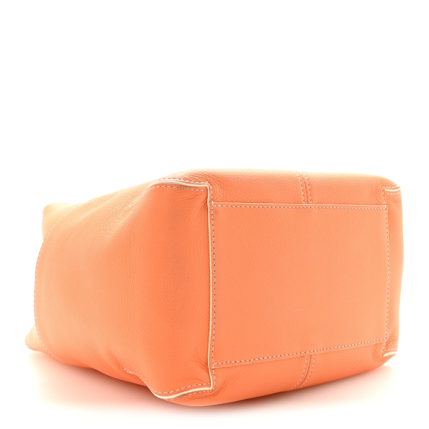 デルヴォー ミニ ソー クール サッチェル Abricot グレインドカーフスキン シルバー金具 DELVAUX MINI SO COOL SATCHEL ABRICOT GRAINED CALFSKIN SILVER HARDWARE