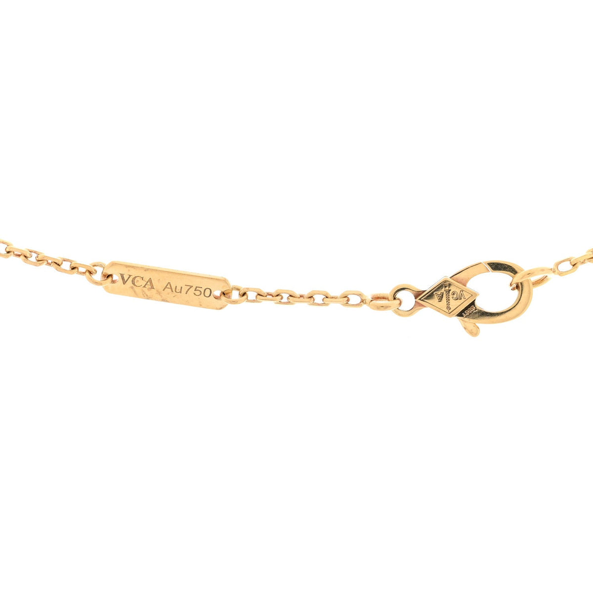 ヴァンクリーフ＆アーペル ヴィンテージアルハンブラ ペンダントネックレス ブラックオニキス 18K イエローゴールド VAN CLEEF & ARPELS VINTAGE ALHAMBRA PENDANT NECKLACE BLACK ONYX 18K YELLOW GOLD