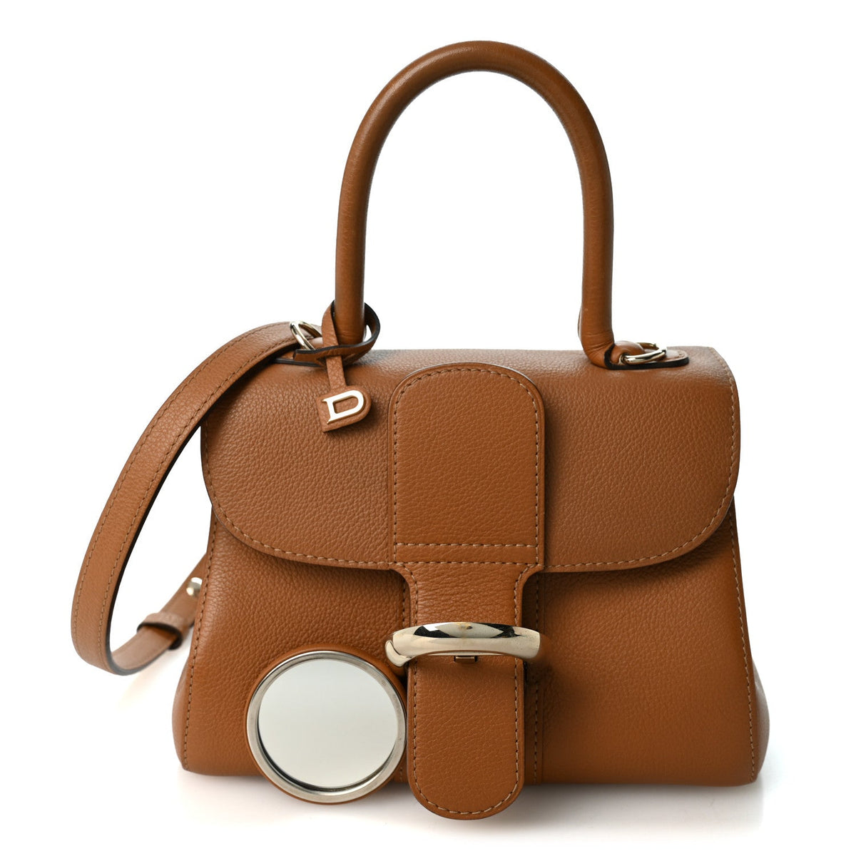 デルヴォー ブリヨン ミニ ショルダーバッグ Natural グレインドカーフスキン ゴールド金具 DELVAUX BRILLANT MINI SHOULDER BAG NATURAL GRAINED CALFSKIN GOLD HARDWARE