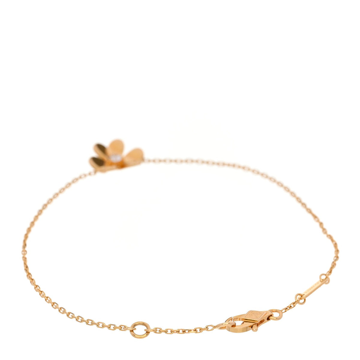 ヴァンクリーフ＆アーペル ミニ フリヴォル ブレスレット ダイヤモンド 18K イエローゴールド VAN CLEEF & ARPELS MINI FRIVOLE BRACELET DIAMOND 18K YELLOW GOLD