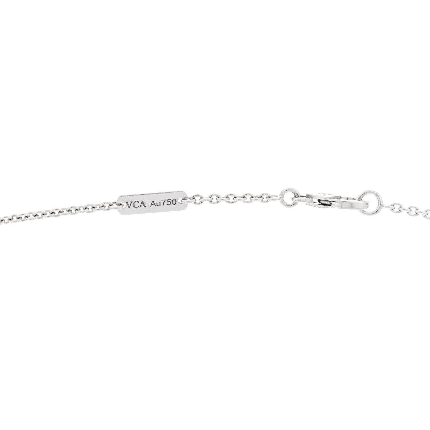 ヴァンクリーフ＆アーペル ピュアアルハンブラ ペンダントネックレス ダイヤモンド 18K ホワイトゴールド VAN CLEEF & ARPELS PURE ALHAMBRA PENDANT NECKLACE DIAMOND 18K WHITE GOLD