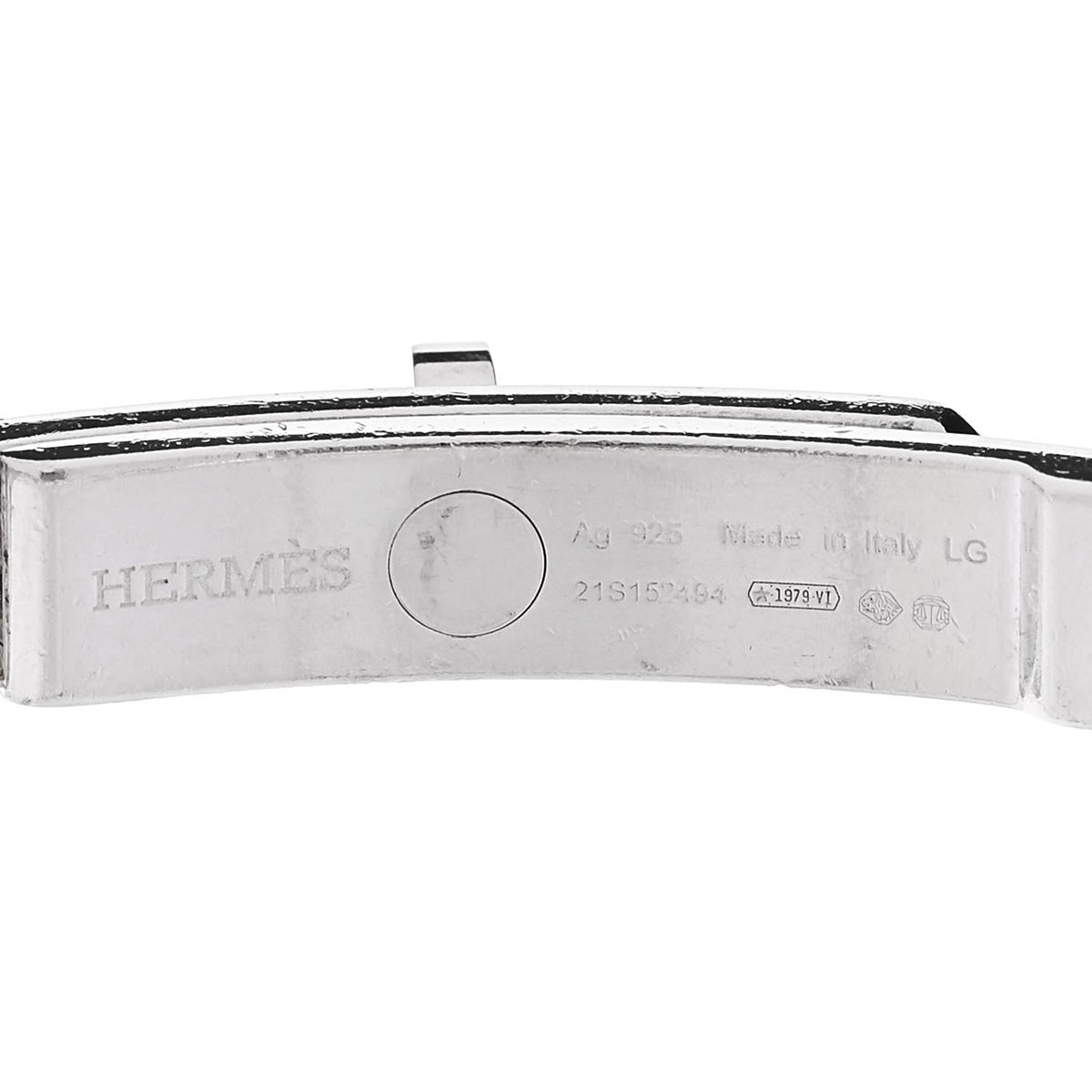 エルメス ケリー ブレスレット スターリングシルバー TPM Gourmette Bracelet HERMES KELLY BRACELET STERLING SILVER TPM GOURMETTE BRACELET