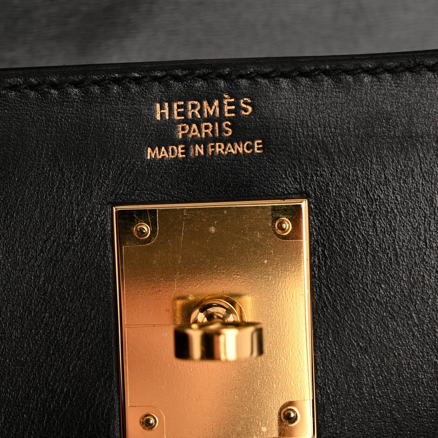 エルメス ケリー 32 外縫い Black ソンブレロ ゴールド金具 HERMES KELLY 32 SELLIER BLACK SOMBRERO GOLD HARDWARE