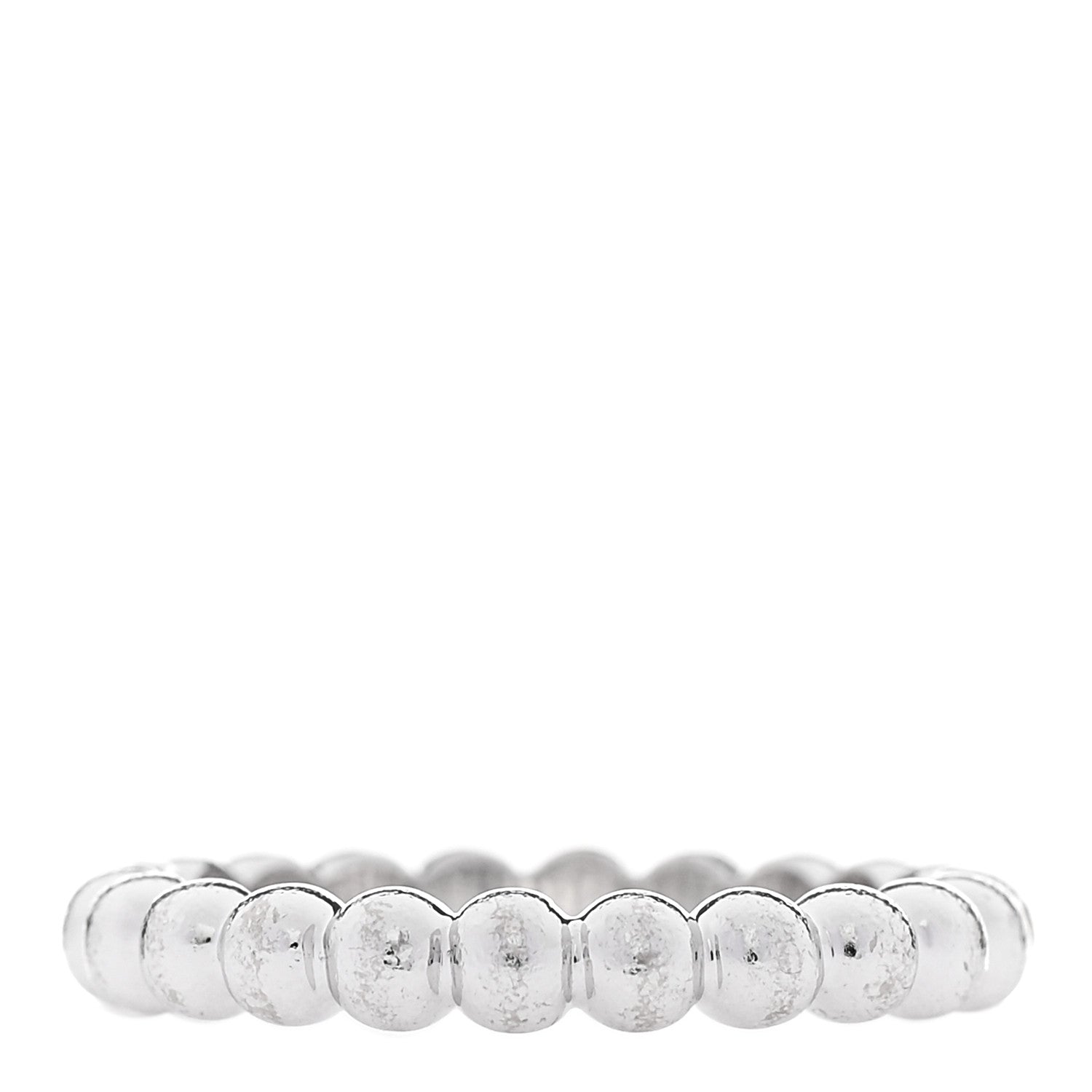 ヴァンクリーフ＆アーペル ミディアム ペルレ リング 18K ホワイトゴールド VAN CLEEF & ARPELS MEDIUM PERLÉE RING 18K WHITE GOLD