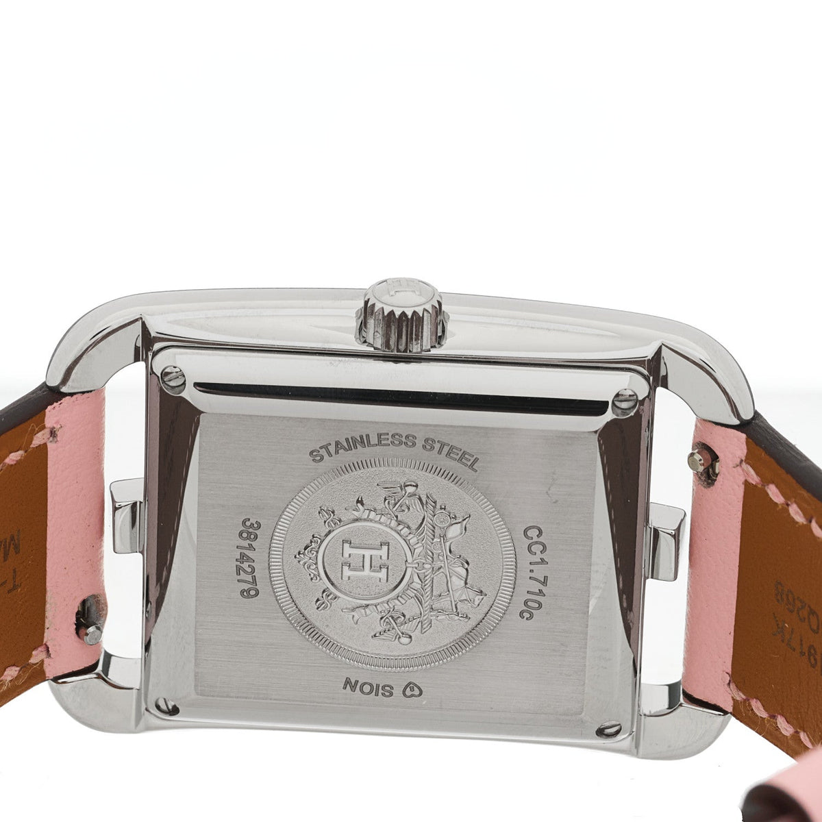 エルメス ケープコッド ウォッチ 29mm ステンレス Rose Sakura スイフト HERMES CAPE COD WATCH 29MM STAINLESS STEEL ROSE SAKURA SWIFT