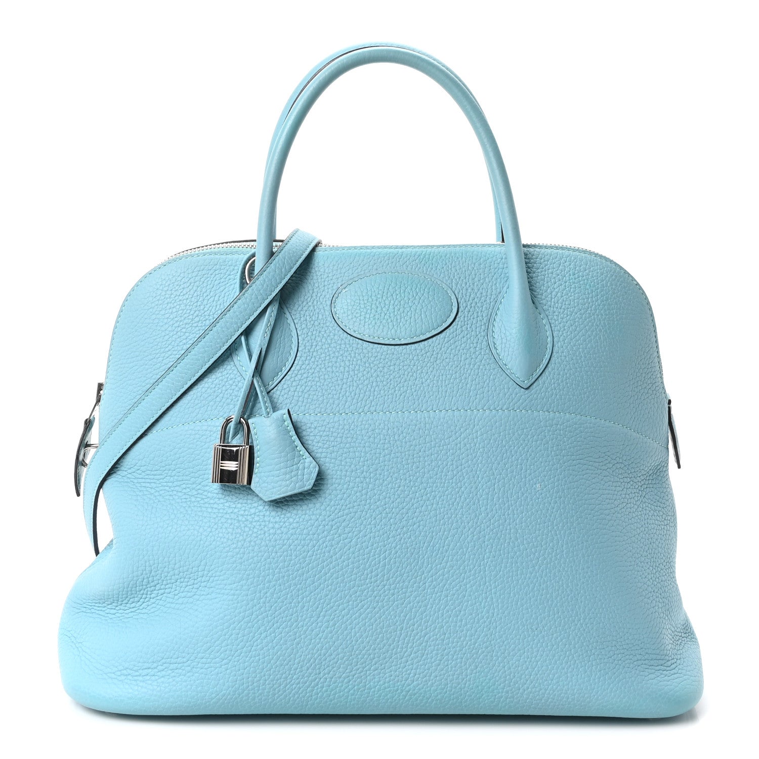 エルメス ボリード 35 Bleu Atoll トリヨンクレマンス シルバー金具 HERMES BOLIDE 35 BLEU ATOLL TAURILLON CLEMENCE SILVER HARDWARE