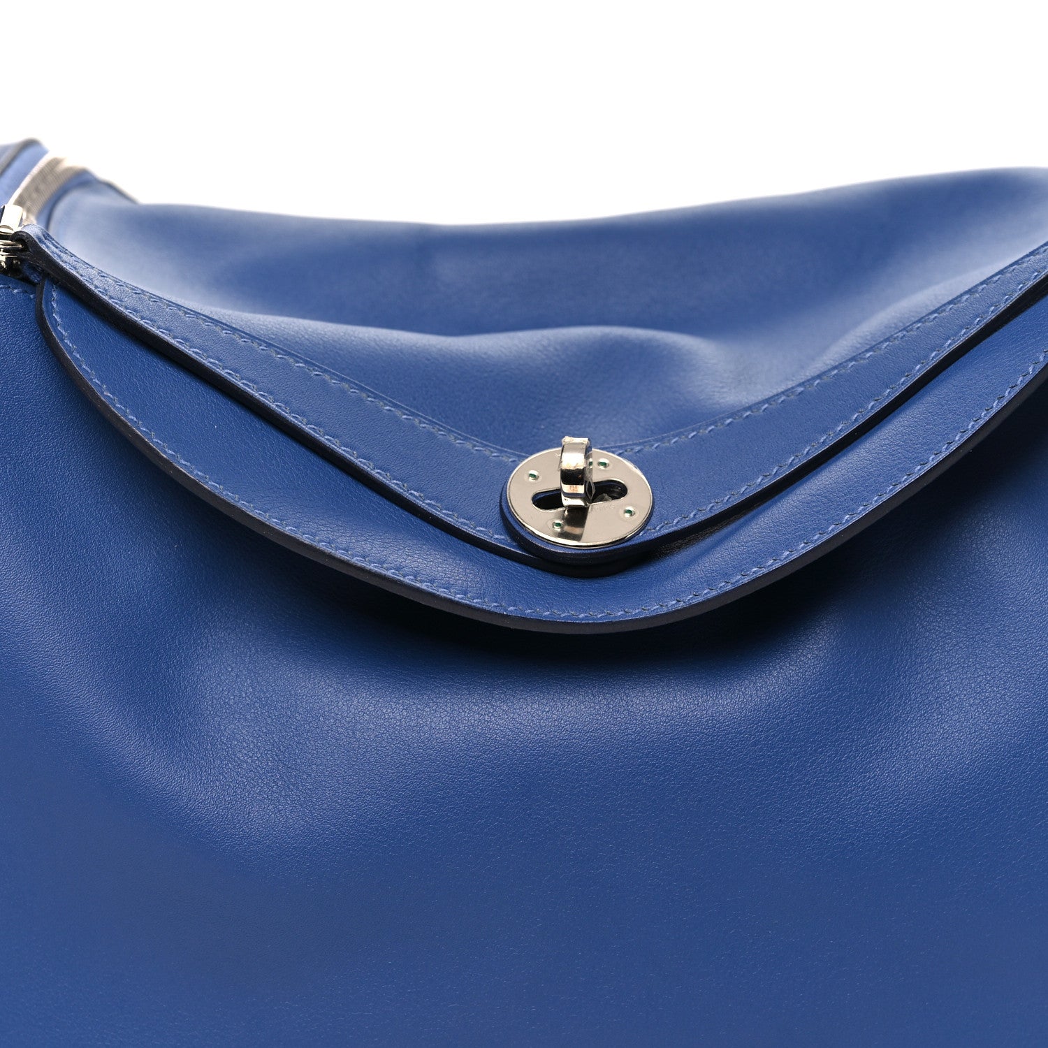 エルメス リンディ 30 トレサージュドゥキュイル Bleu Brighton Bleu Sapphire Capucine エプソン / スイフト シルバー金具 HERMES LINDY 30 TRESSAGE DE CUIR BLEU BRIGHTON BLEU SAPPHIRE CAPUCINE EPSOM / SWIFT SILVER HARDWARE