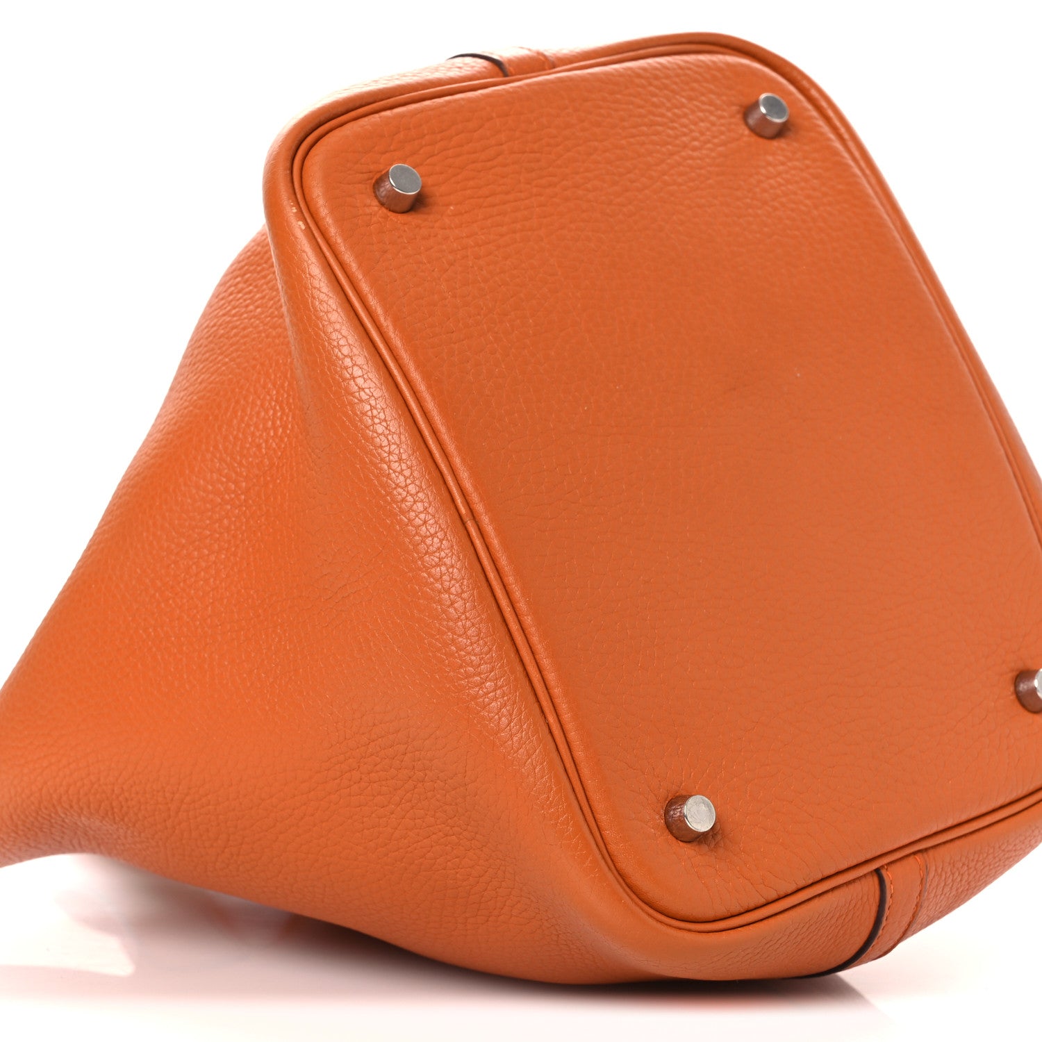 エルメス ピコタン MM 22 Orange トリヨンクレマンス シルバー金具 HERMES PICOTIN MM 22 ORANGE TAURILLON CLEMENCE SILVER HARDWARE