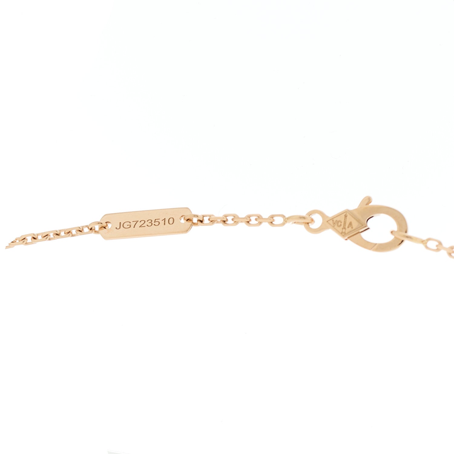 ヴァンクリーフ＆アーペル ヴィンテージアルハンブラ ペンダントネックレス マルチカラー 18K ローズゴールド VAN CLEEF & ARPELS VINTAGE ALHAMBRA PENDANT NECKLACE MULTICOLOR 18K ROSE GOLD