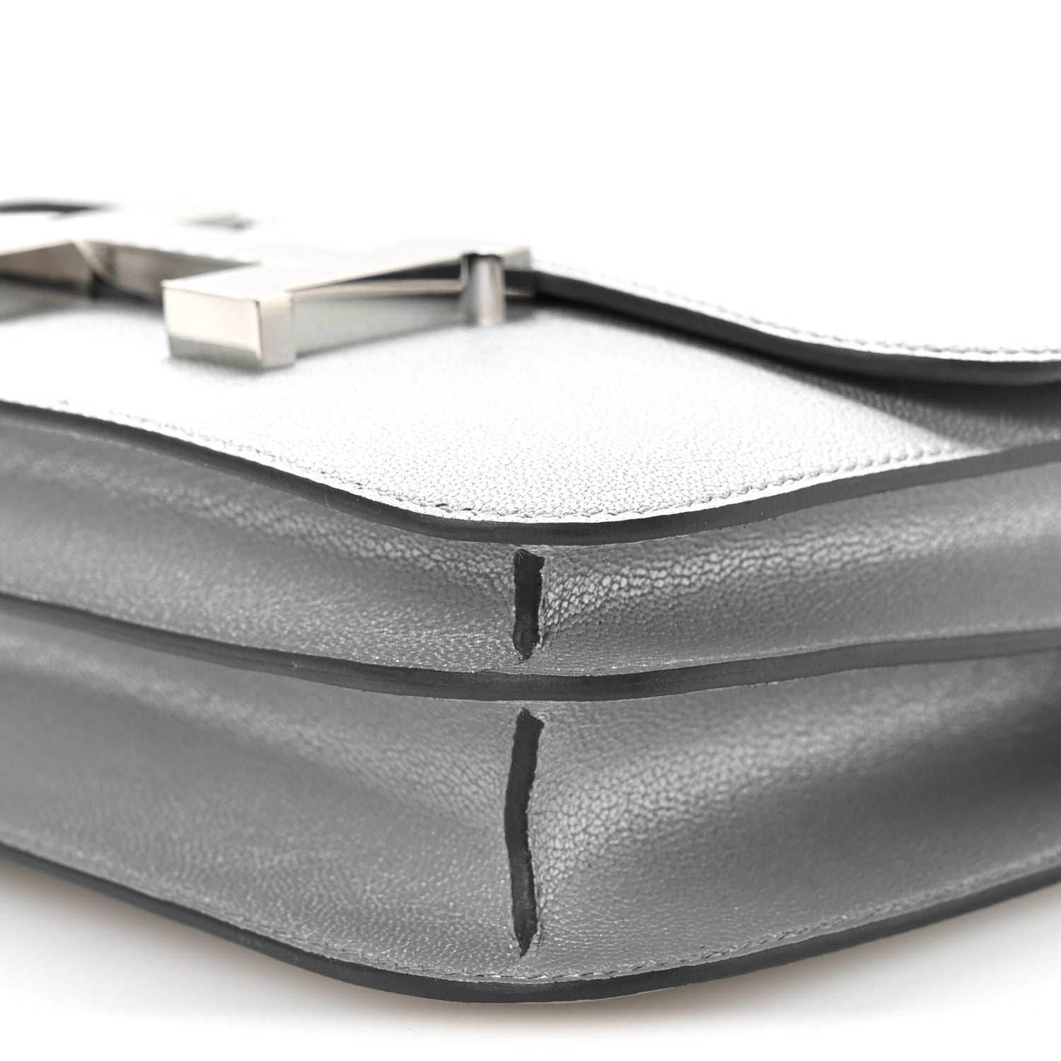 エルメス ミロワール ミニコンスタンス 18 Argent シェーブル シルバー金具 HERMES MINI CONSTANCE 18 ARGENT CHEVRE SILVER HARDWARE