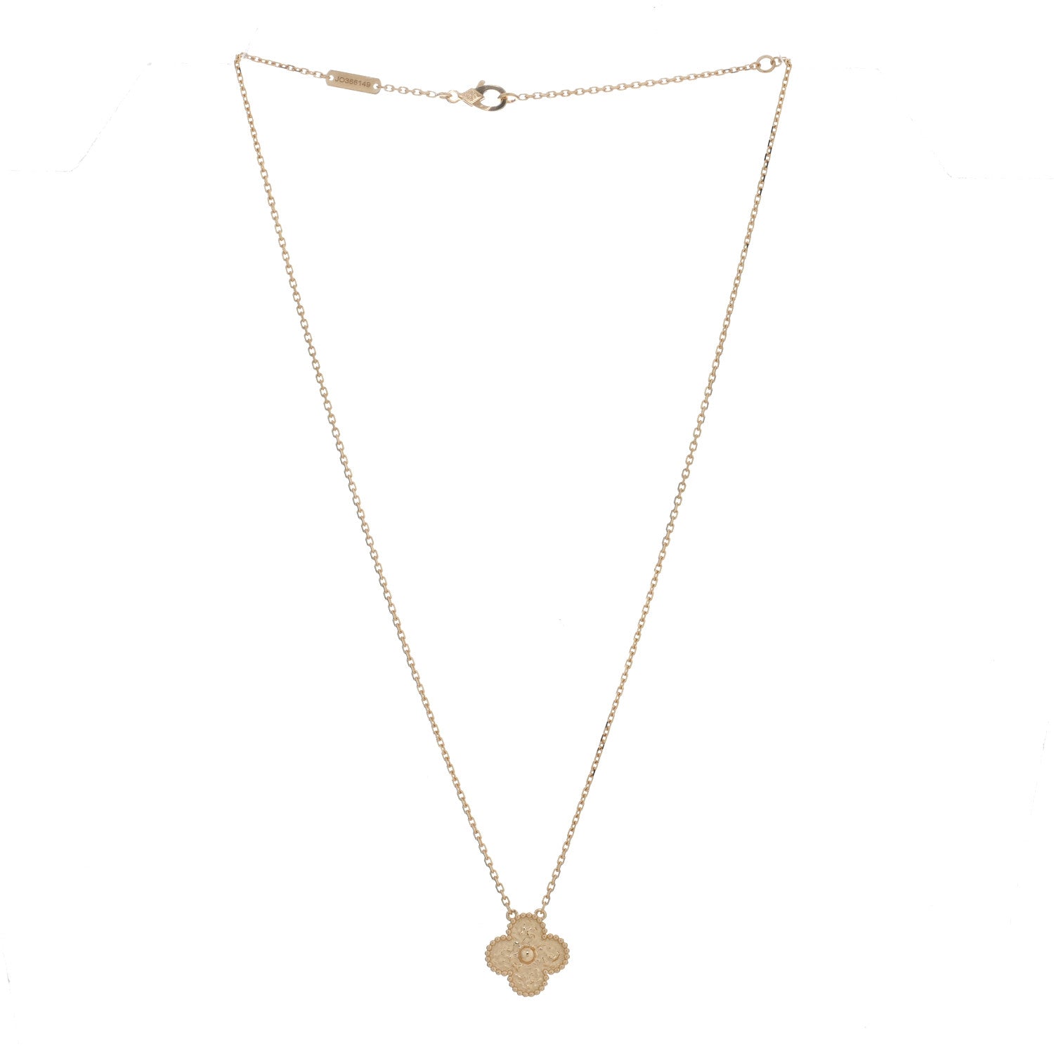 ヴァンクリーフ＆アーペル ヴィンテージアルハンブラ ペンダントネックレス 18K イエローゴールド VAN CLEEF & ARPELS VINTAGE ALHAMBRA PENDANT NECKLACE 18K YELLOW GOLD