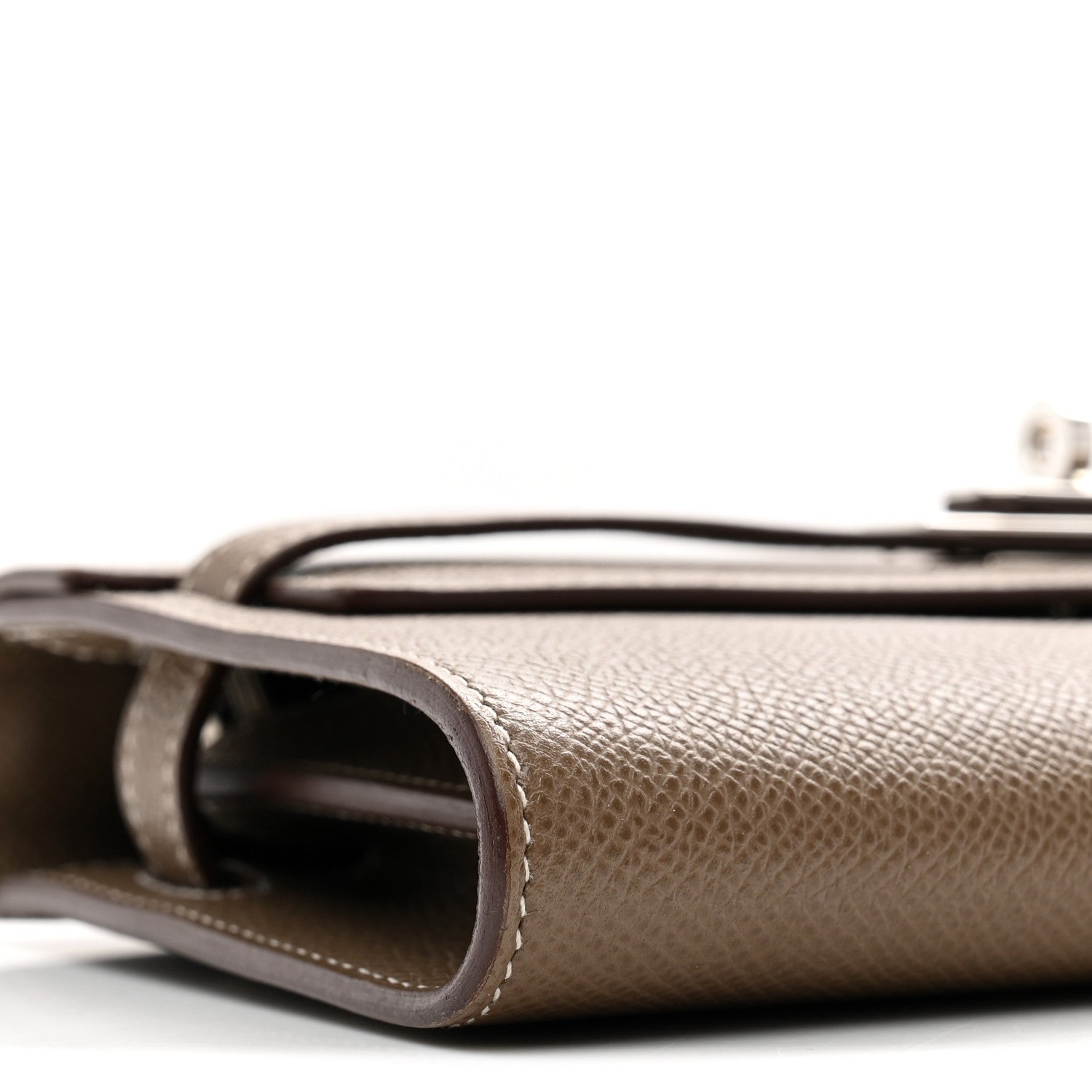 エルメス ケリートゥーゴー 長財布 Etoupe エプソン シルバー金具 HERMES KELLY TO GO WALLET ETOUPE EPSOM SILVER HARDWARE
