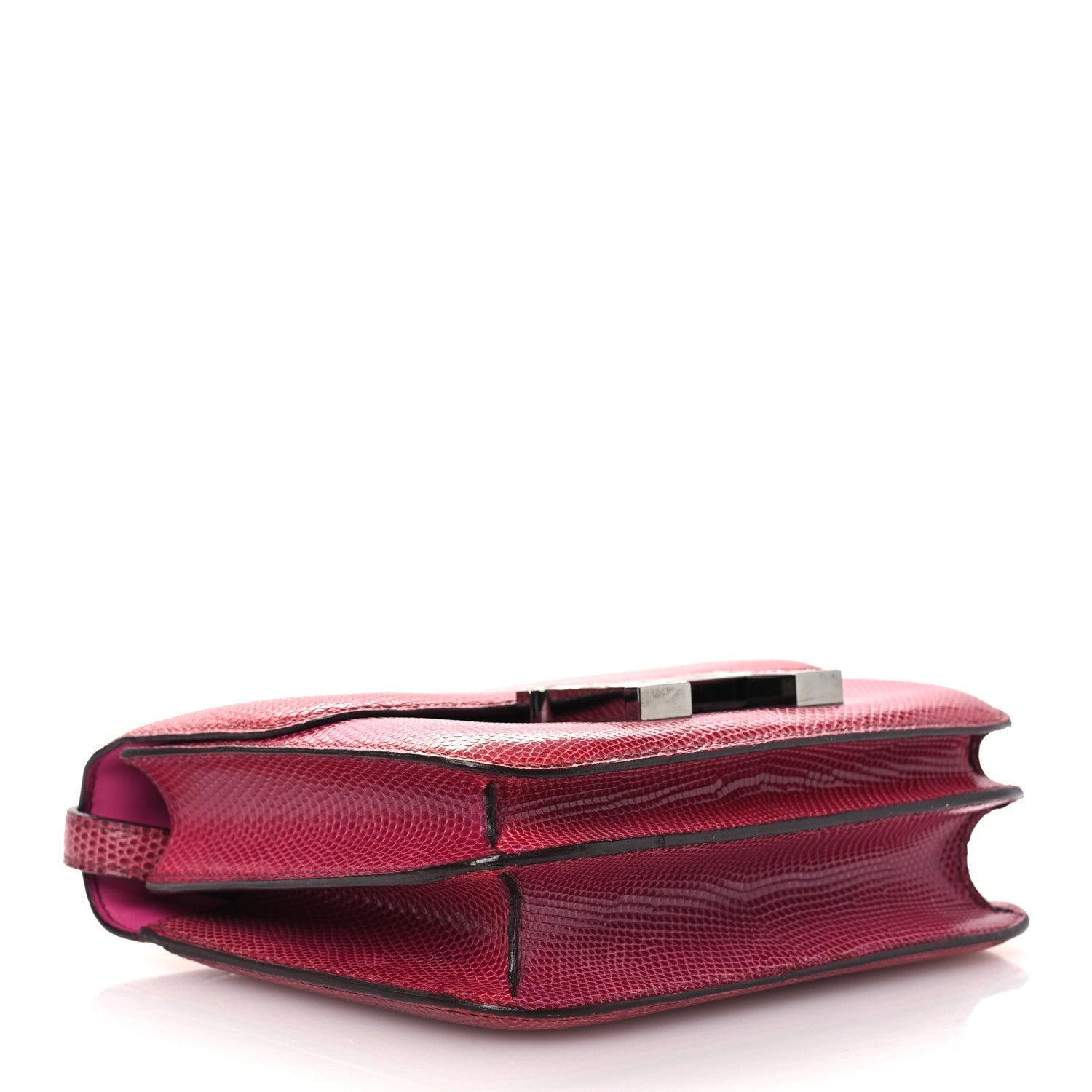 エルメス ミニコンスタンス 18 Fuchsia リザード シルバー金具 HERMES MINI CONSTANCE 18 FUCHSIA LIZARD SILVER HARDWARE