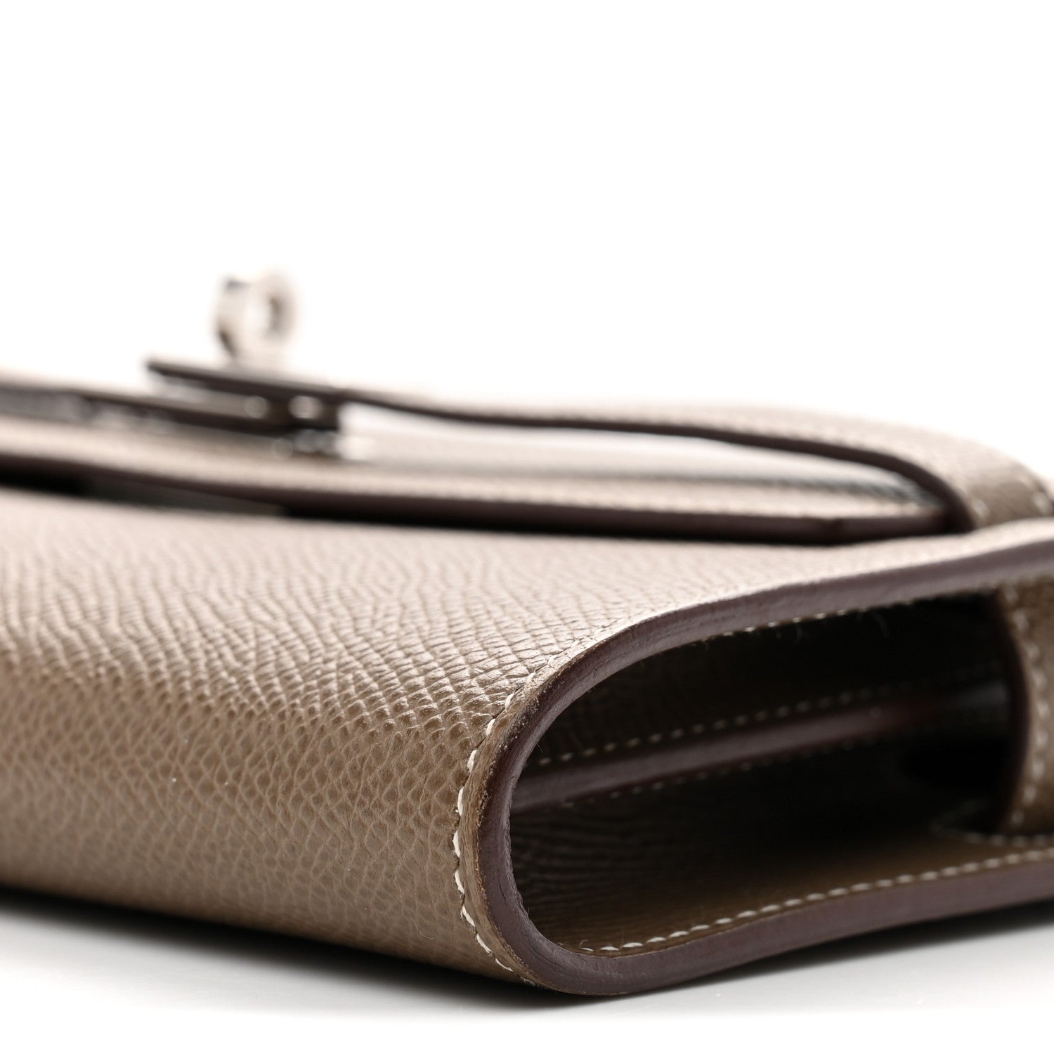 エルメス ケリートゥーゴー 長財布 Etoupe エプソン シルバー金具 HERMES KELLY TO GO WALLET ETOUPE EPSOM SILVER HARDWARE