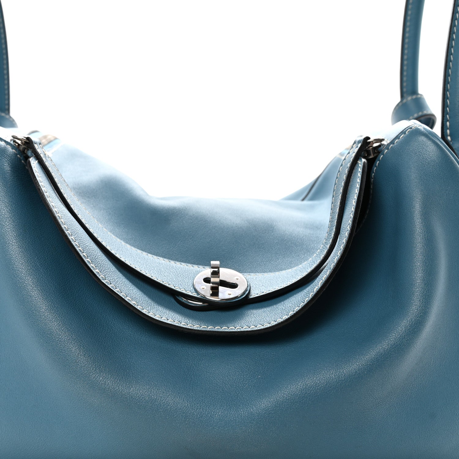 エルメス リンディ 34 Blue Jean スイフト シルバー金具 HERMES LINDY 34 BLUE JEAN SWIFT SILVER HARDWARE