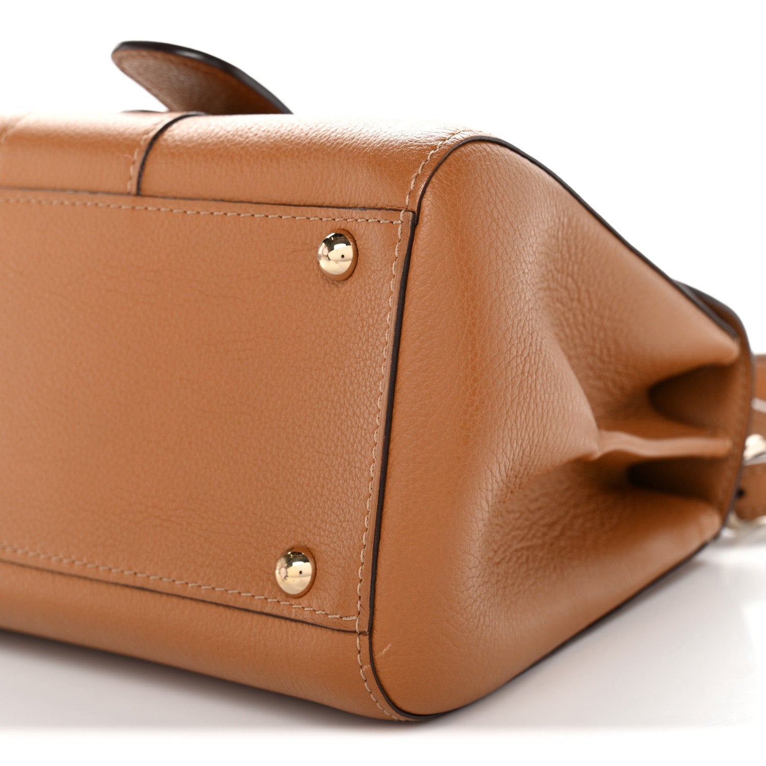 デルヴォー ブリヨン ミニ ショルダーバッグ Natural グレインドカーフスキン ゴールド金具 DELVAUX BRILLANT MINI SHOULDER BAG NATURAL GRAINED CALFSKIN GOLD HARDWARE