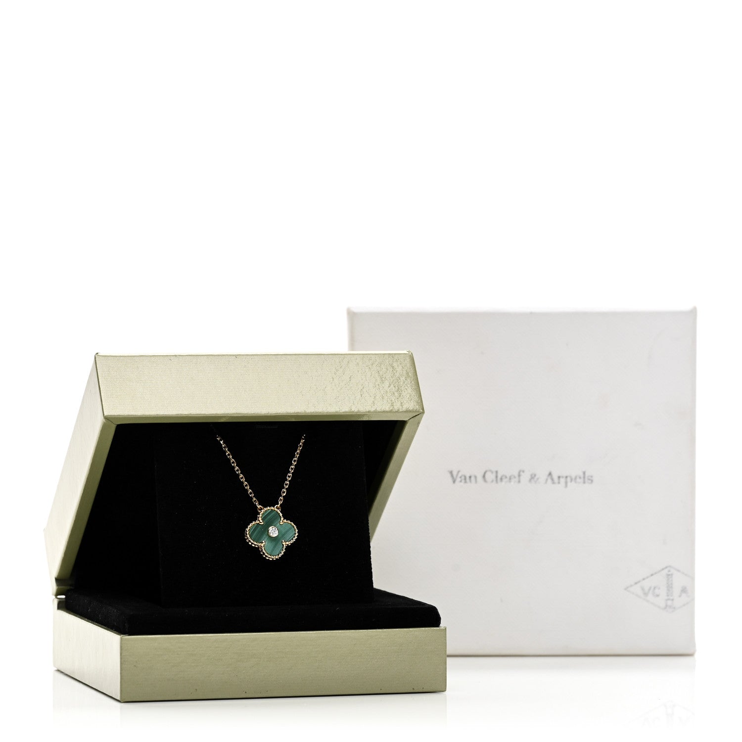 ヴァンクリーフ＆アーペル ヴィンテージアルハンブラ ペンダントネックレス マルチカラー 18K イエローゴールド VAN CLEEF & ARPELS VINTAGE ALHAMBRA PENDANT NECKLACE MULTICOLOR 18K YELLOW GOLD