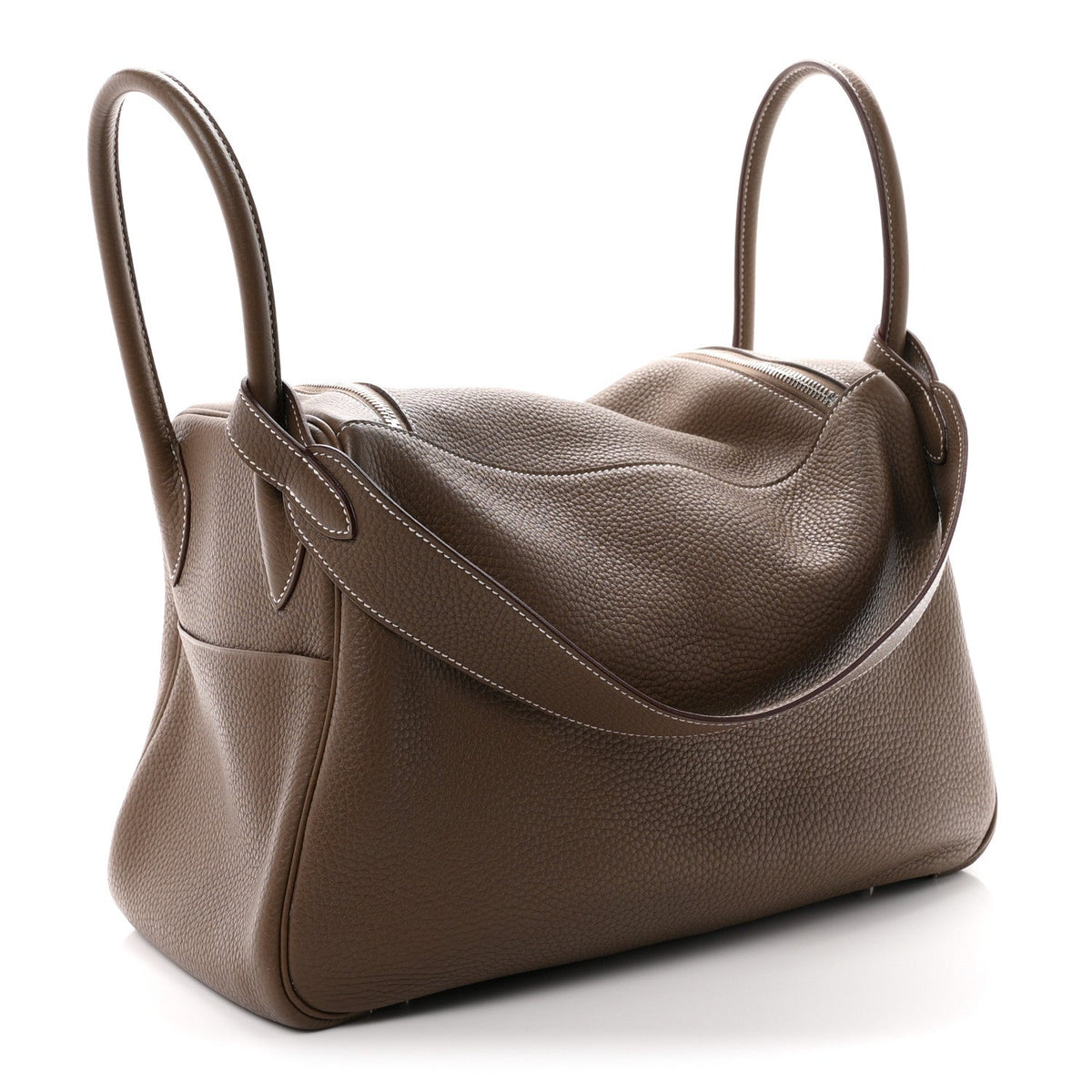 エルメス リンディ 34 Etoupe トリヨンクレマンス シルバー金具 HERMES LINDY 34 ETOUPE TAURILLON CLEMENCE SILVER HARDWARE
