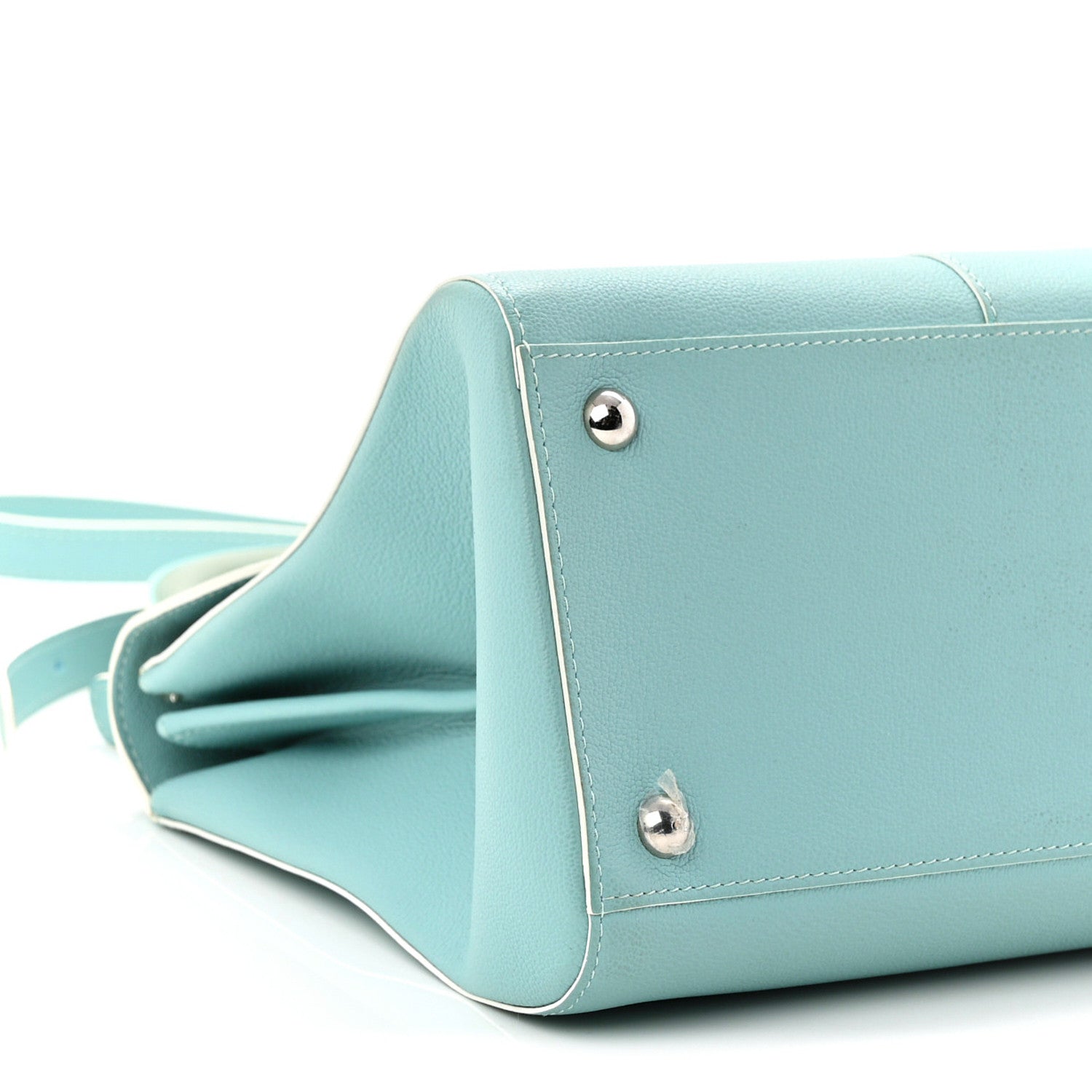 デルヴォー ブリヨン MM ショルダーバッグ Light Bleu グレインドカーフスキン シルバー金具 DELVAUX BRILLANT MM SHOULDER BAG LIGHT BLEU GRAINED CALFSKIN SILVER HARDWARE