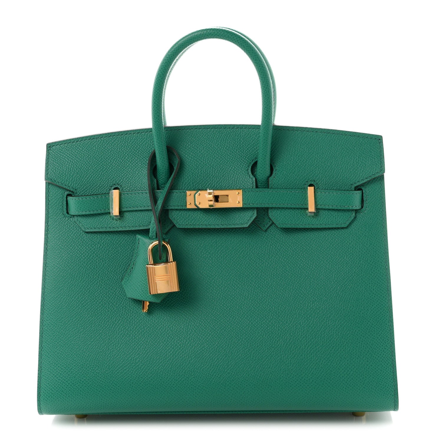 エルメス バーキン 25 外縫い Vert Jade エプソン ゴールド金具 HERMES BIRKIN 25 SELLIER VERT JADE EPSOM GOLD HARDWARE