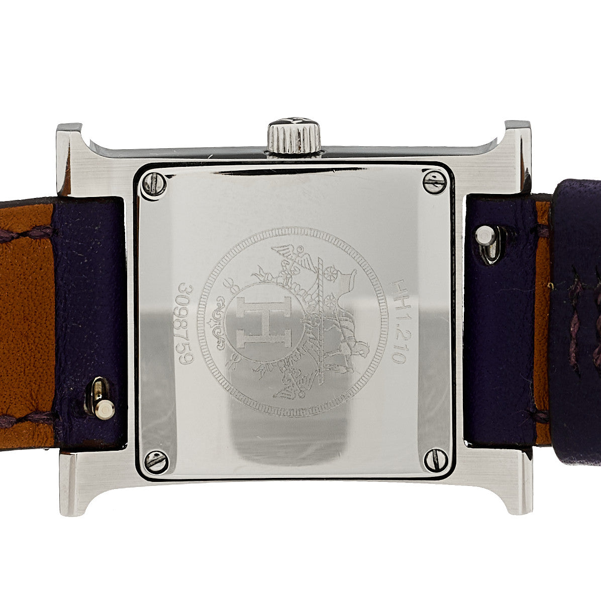 Hermès Swift 21mm H-Watch Hour Quartz Watch Iris