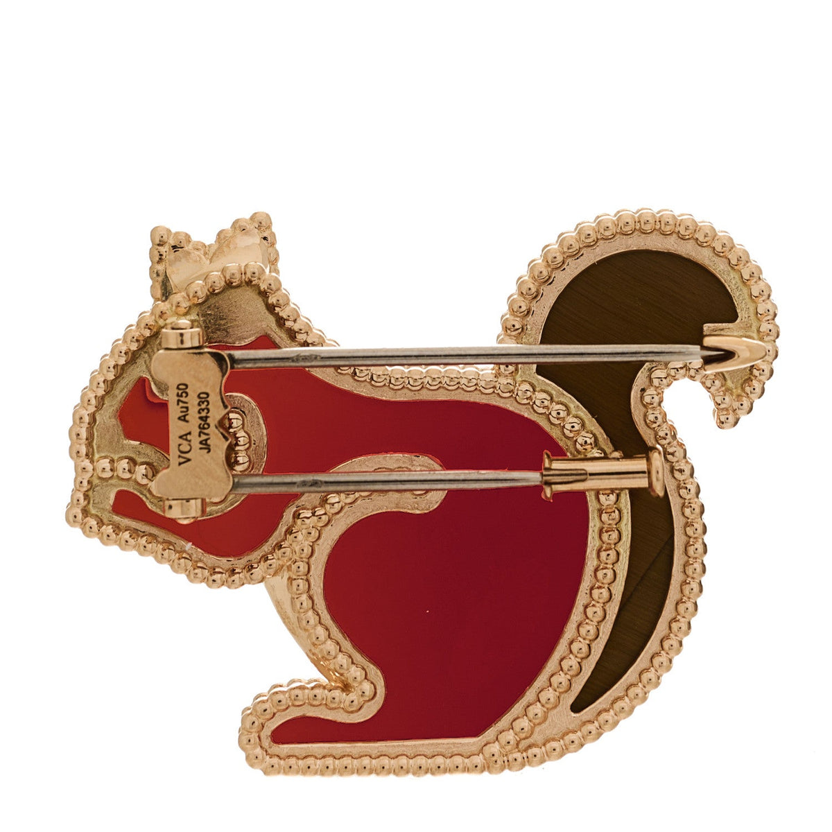 Van Cleef & Arpels Brooch Multicolor 18K Rose Gold