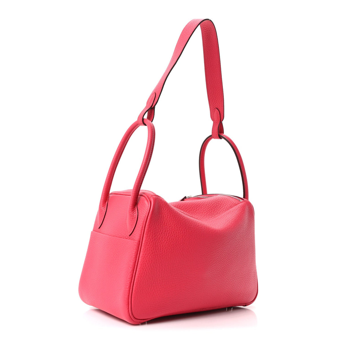 エルメス リンディ 26 Rose Extreme トリヨンクレマンス シルバー金具 HERMES LINDY 26 ROSE EXTREME TAURILLON CLEMENCE SILVER HARDWARE