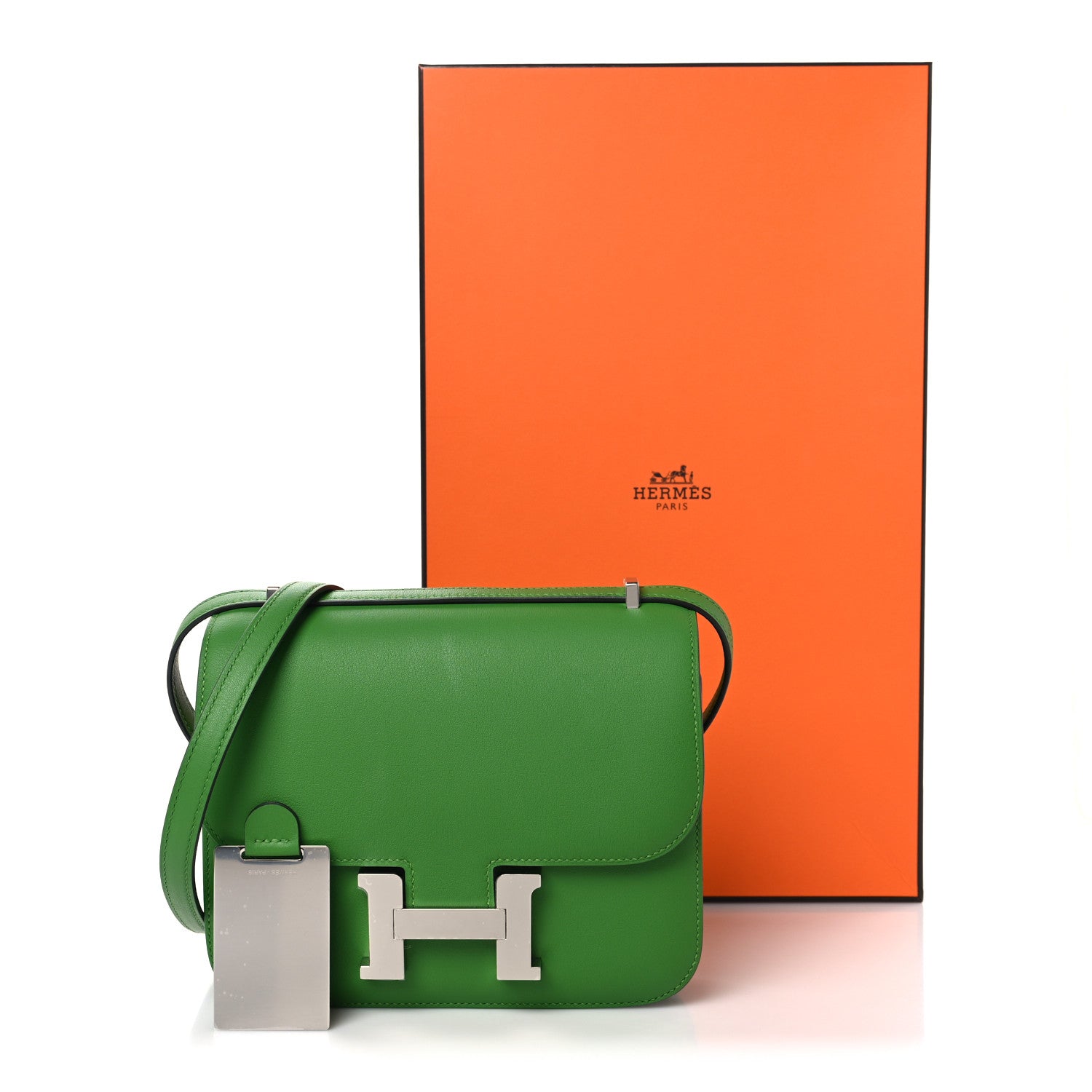 エルメス ミニコンスタンス 18 Vert Yucca スイフト シルバー金具 HERMES MINI CONSTANCE 18 VERT YUCCA SWIFT SILVER HARDWARE