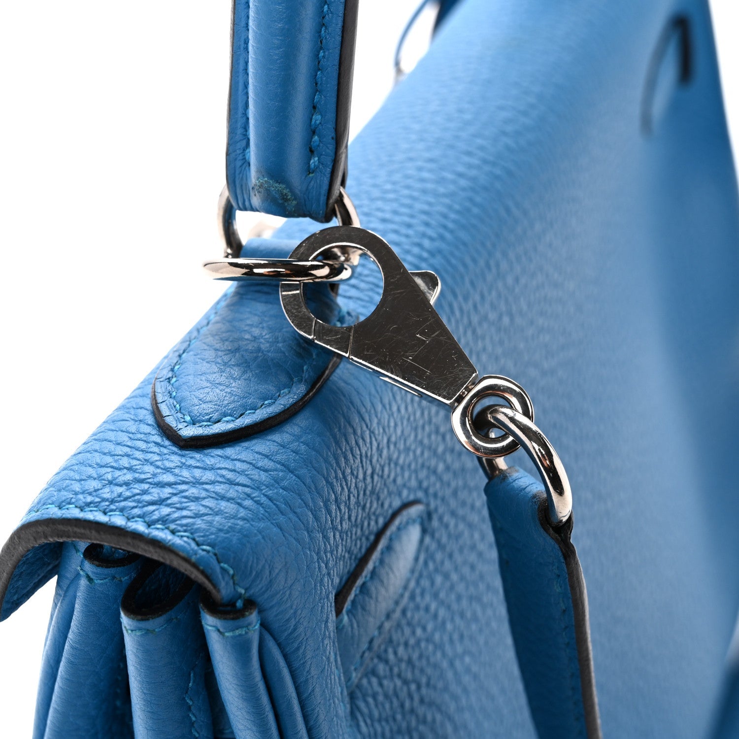 エルメス ケリー 25 内縫い Bleu Frida トゴ シルバー金具 HERMES KELLY 25 RETOURNE BLEU FRIDA TOGO SILVER HARDWARE