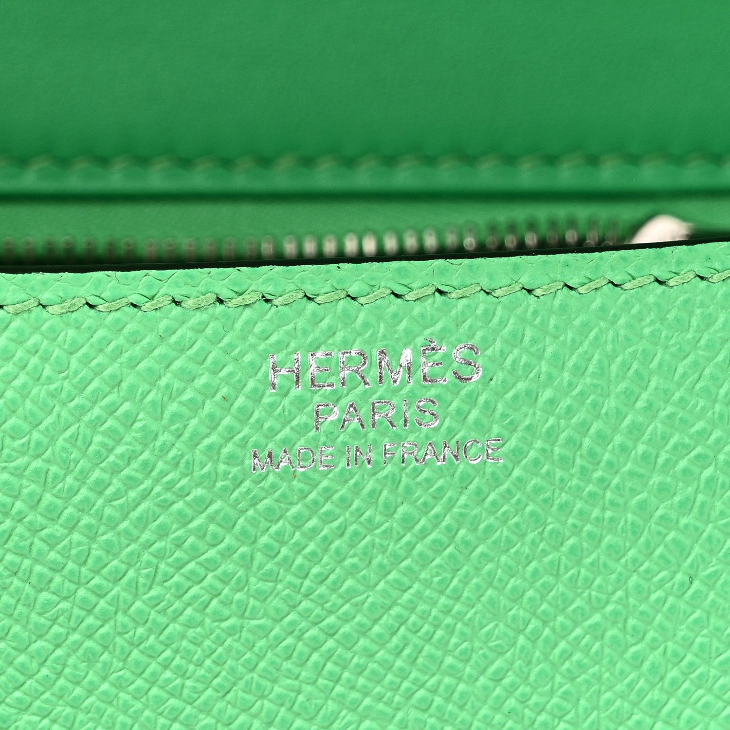 エルメス ミロワール コンスタンス 24 Vert Comics エプソン シルバー金具 HERMES CONSTANCE 24 VERT COMICS EPSOM SILVER HARDWARE