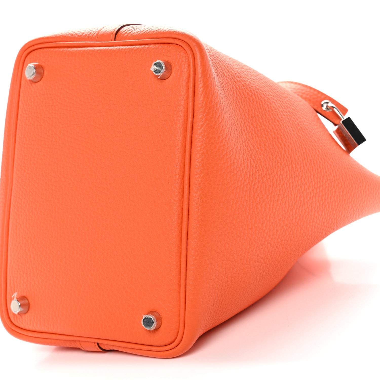 エルメス ピコタンロック PM 18 Orange トリヨンクレマンス シルバー金具 HERMES PICOTIN LOCK PM 18 ORANGE TAURILLON CLEMENCE SILVER HARDWARE