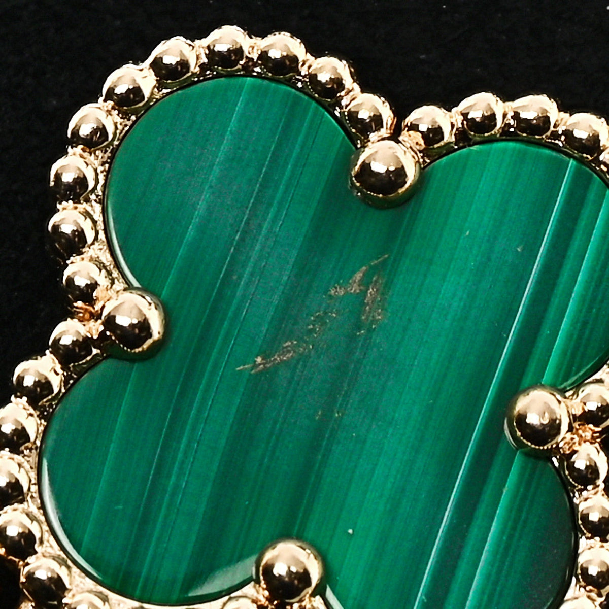 ヴァンクリーフ＆アーペル ヴィンテージアルハンブラ 5モチーフ ブレスレット マラカイト 18K イエローゴールド VAN CLEEF & ARPELS VINTAGE ALHAMBRA 5 MOTIFS BRACELET MALACHITE 18K YELLOW GOLD