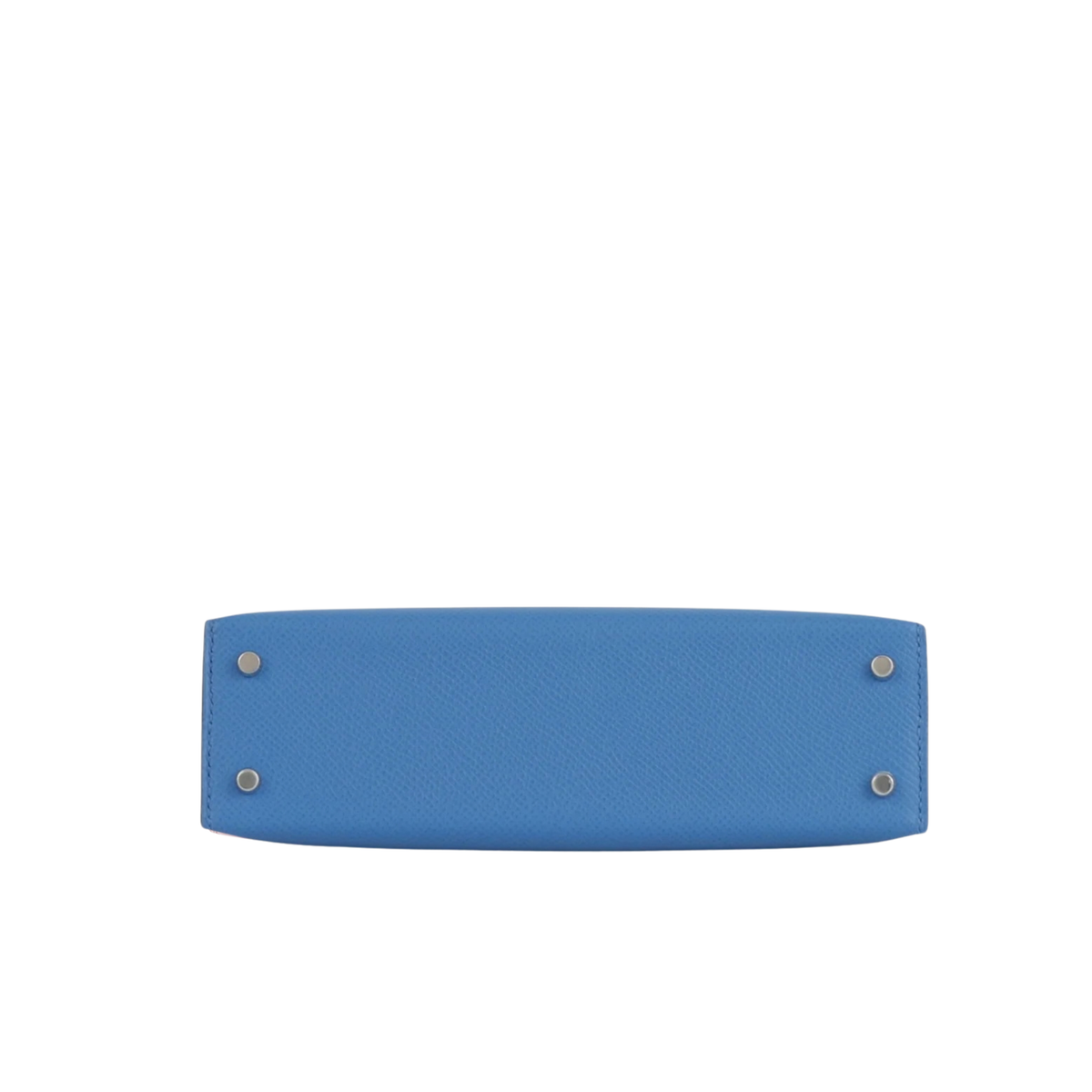 エルメス ミニケリー 20 外縫い ブルーゼリージュ エプソン シルバー金具 HERMES MINI KELLY 20 SELLIER BLEU ZELLIGE EPSOM SILVER HARDWARE