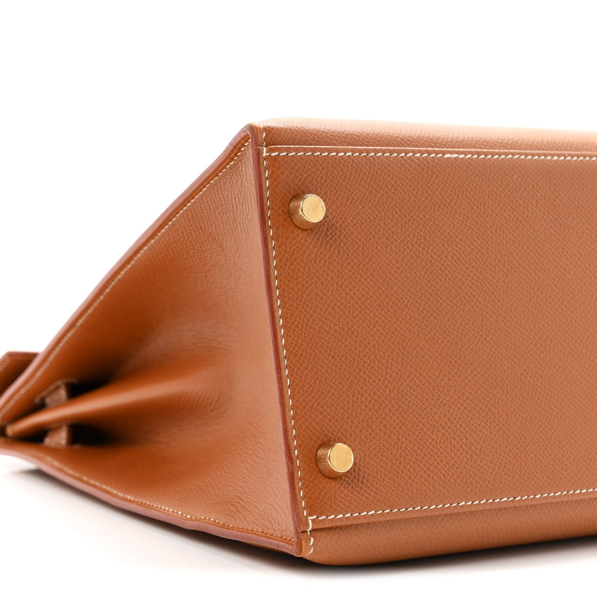 Hermes Kelly 35 Sellier Gold Courchevel Gold Hardware