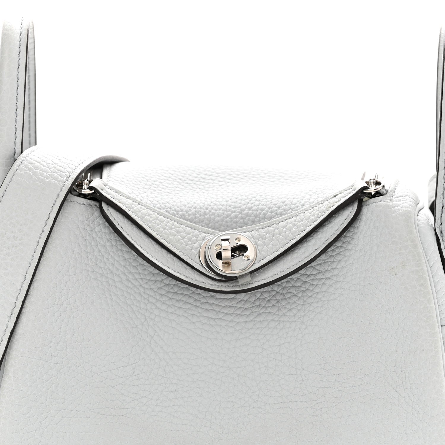 エルメス リンディ 20 Bleu Pale トリヨンクレマンス シルバー金具 HERMES LINDY 20 BLEU PALE TAURILLON CLEMENCE SILVER HARDWARE