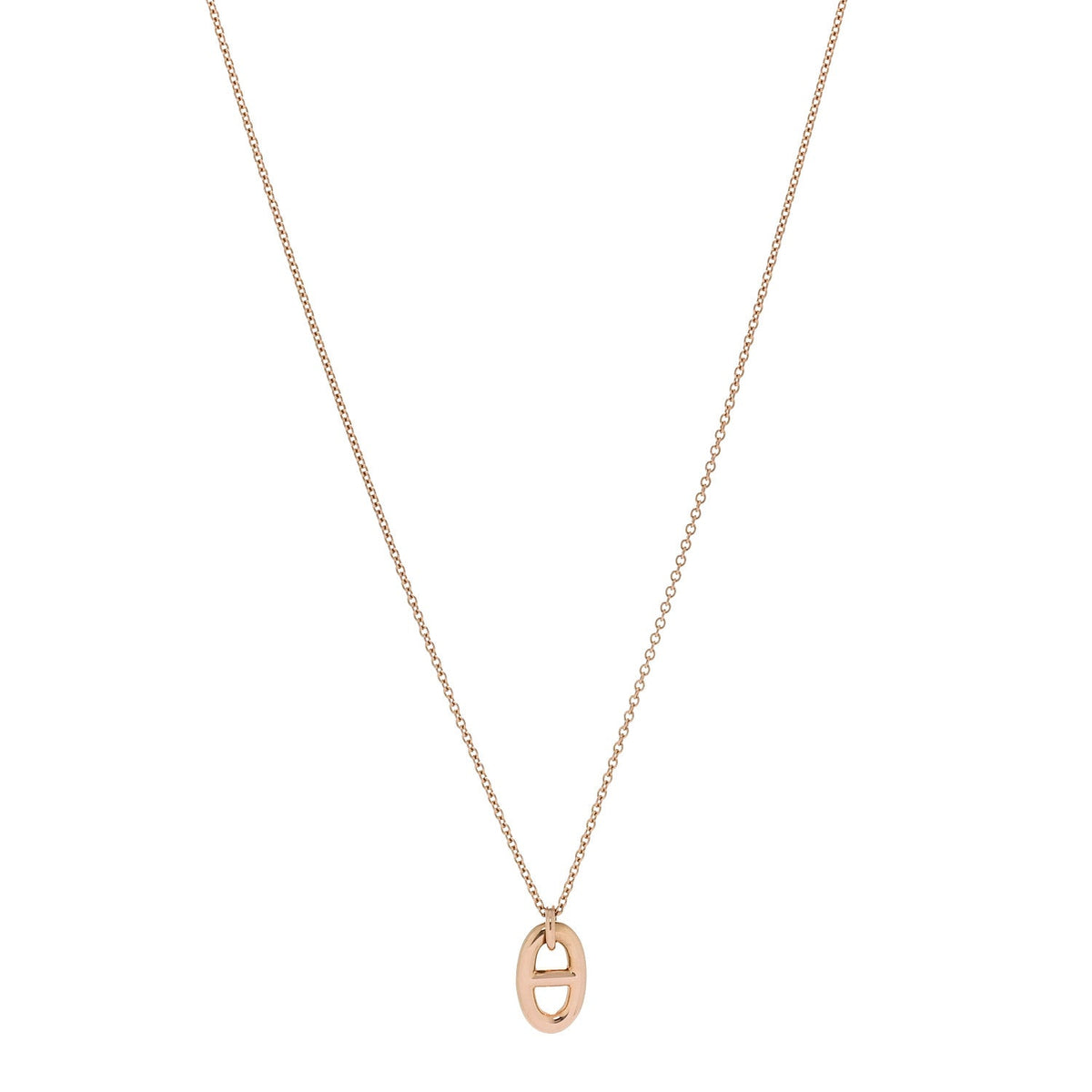 エルメス ファランドール ペンダントネックレス 18K ローズゴールド HERMES FARANDOLE PENDANT NECKLACE 18K ROSE GOLD